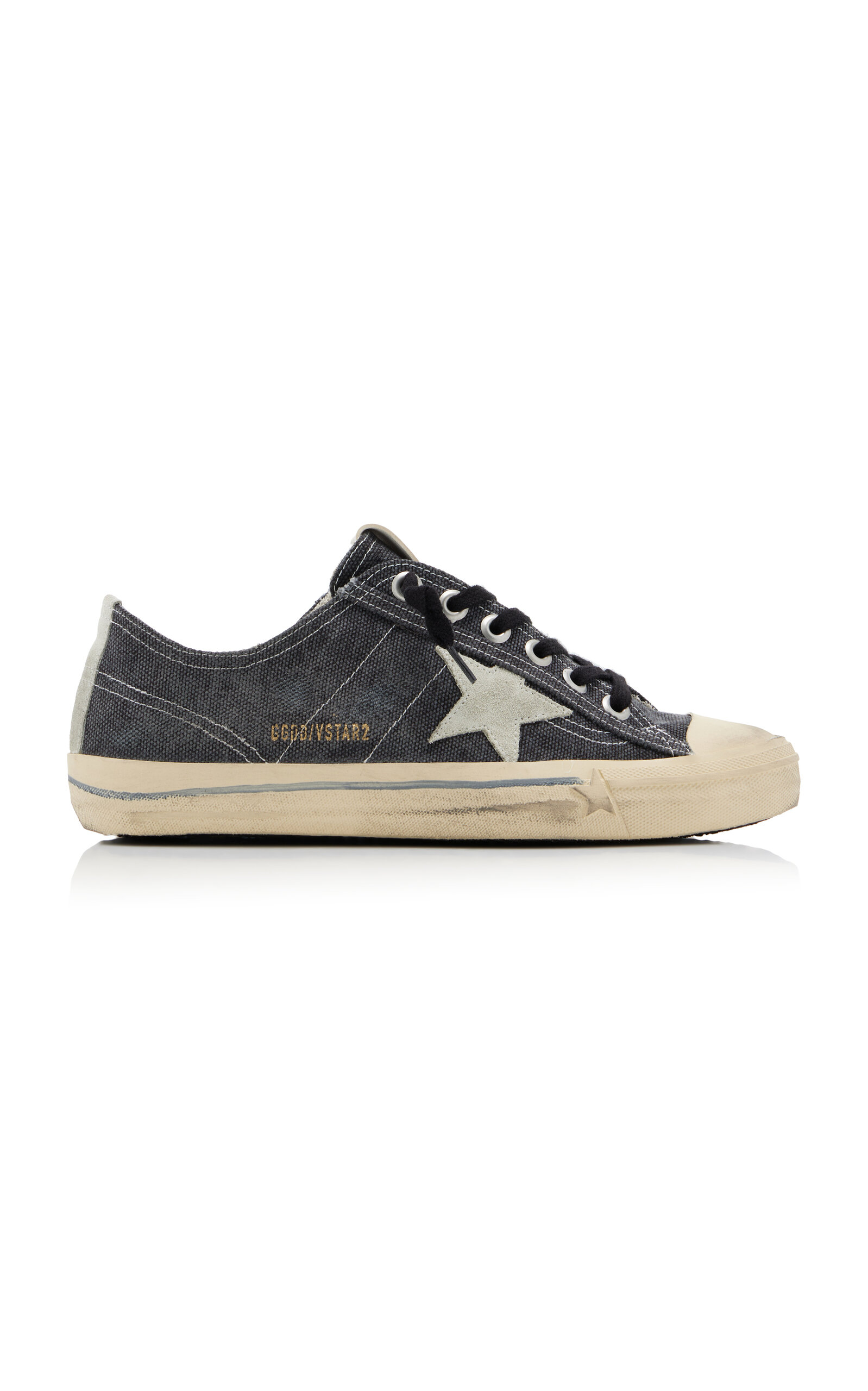 V-Star 2 Suede-Trimmed Canvas Sneakers