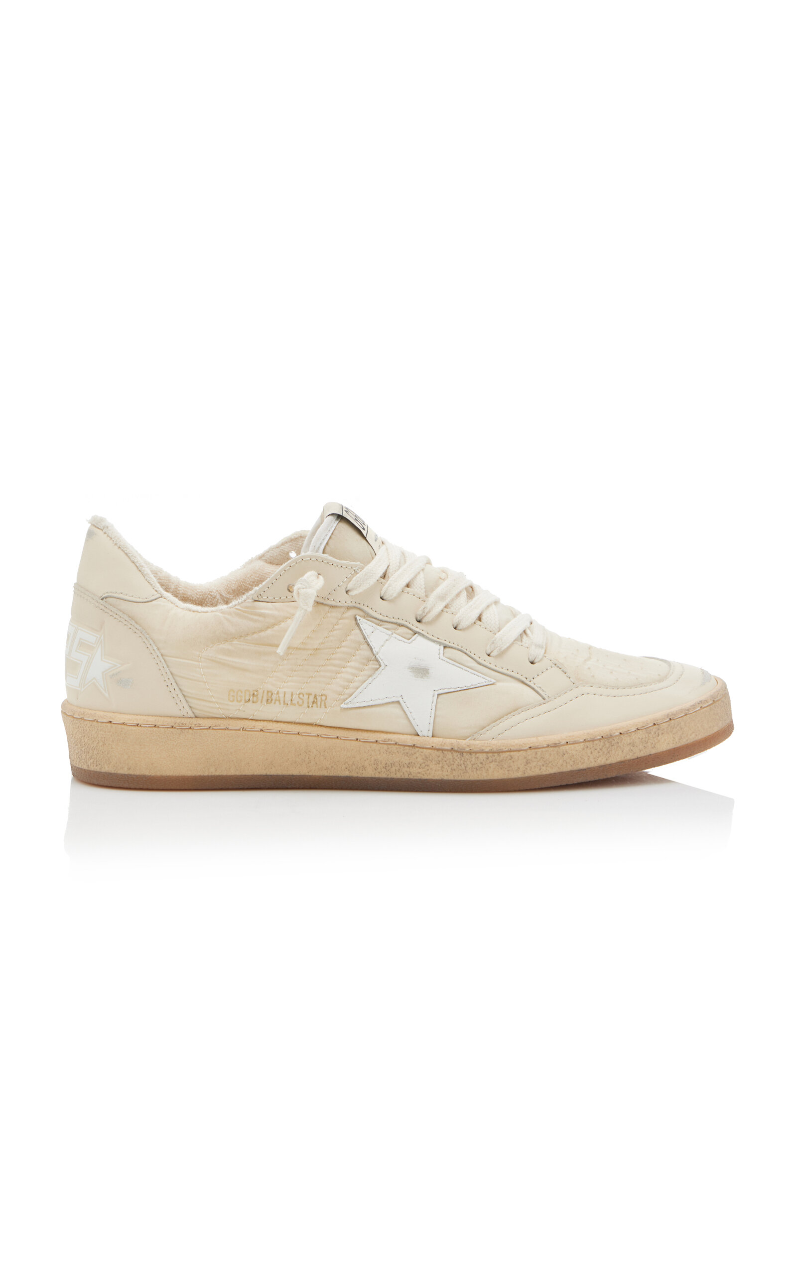Golden Goose Ball Star Leather-Trimmed Nylon Sneakers