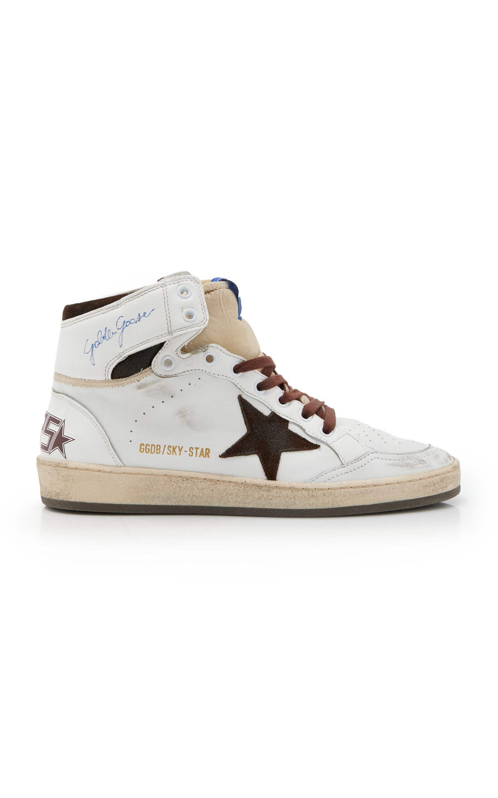 Golden Goose Sky Star Leather Sneakers