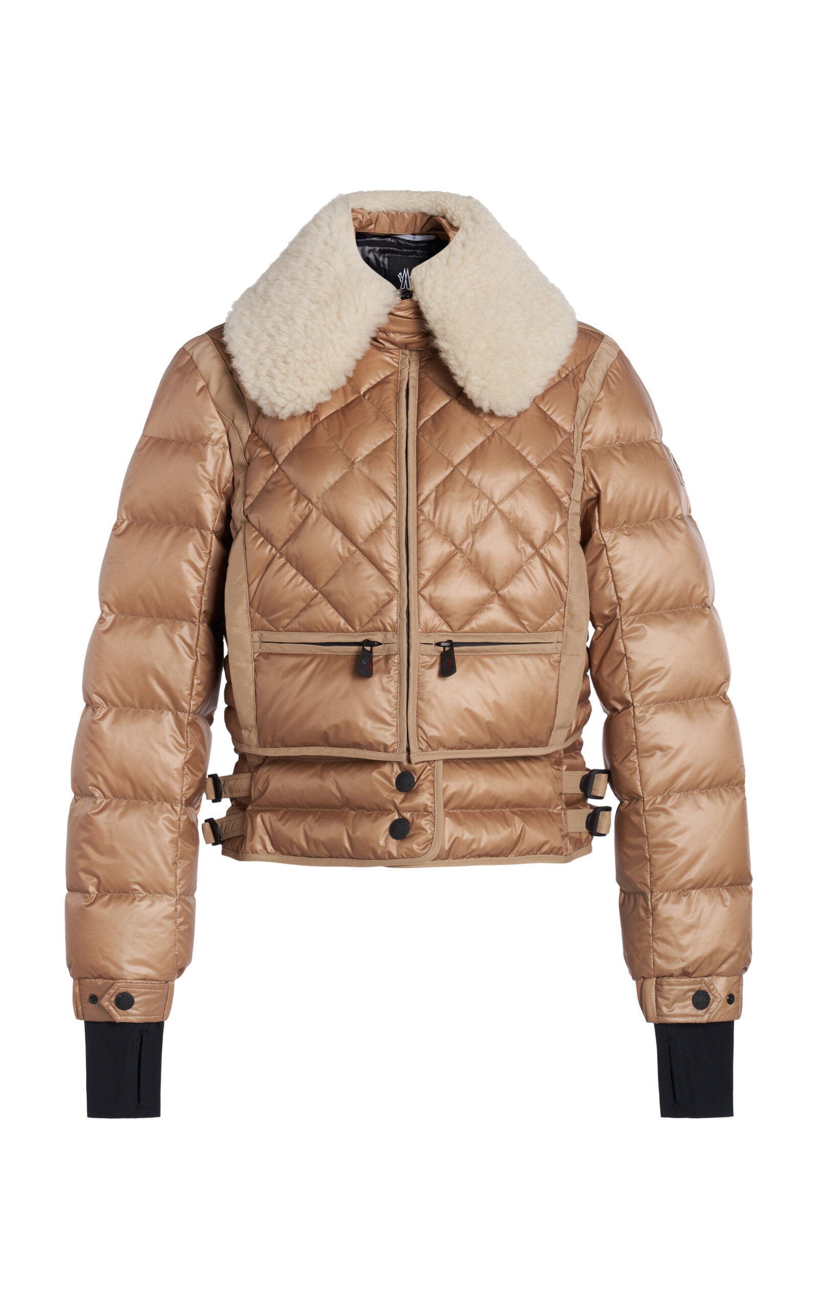 Moncler Chaviere Down Jacket In Brown