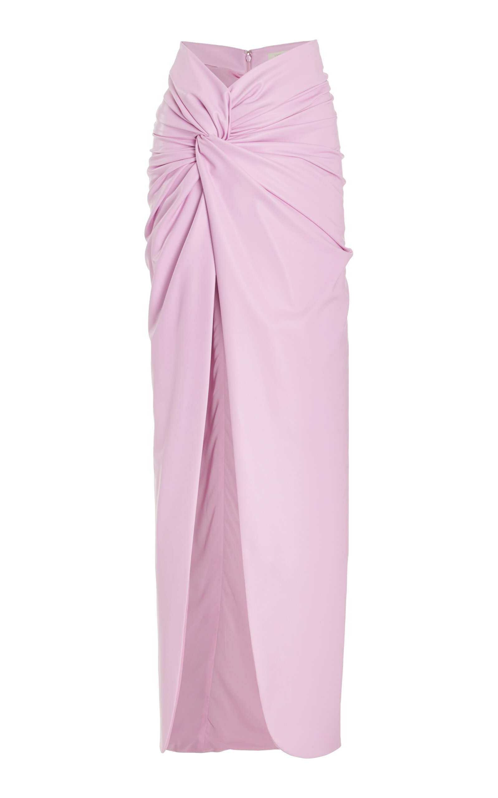 Lapointe Faux-leather Maxi Skirt In Light Pink
