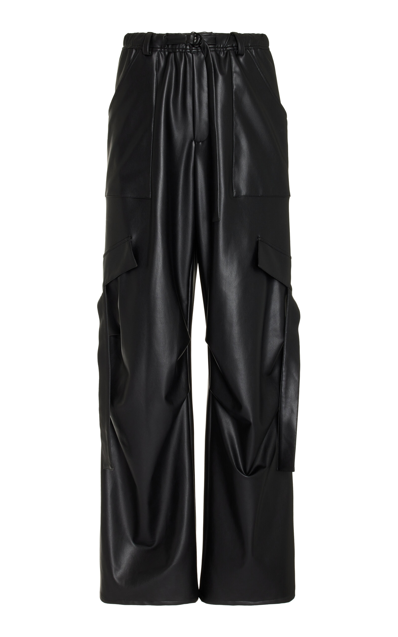 Lapointe Faux-leather Cargo Pants In Black | ModeSens