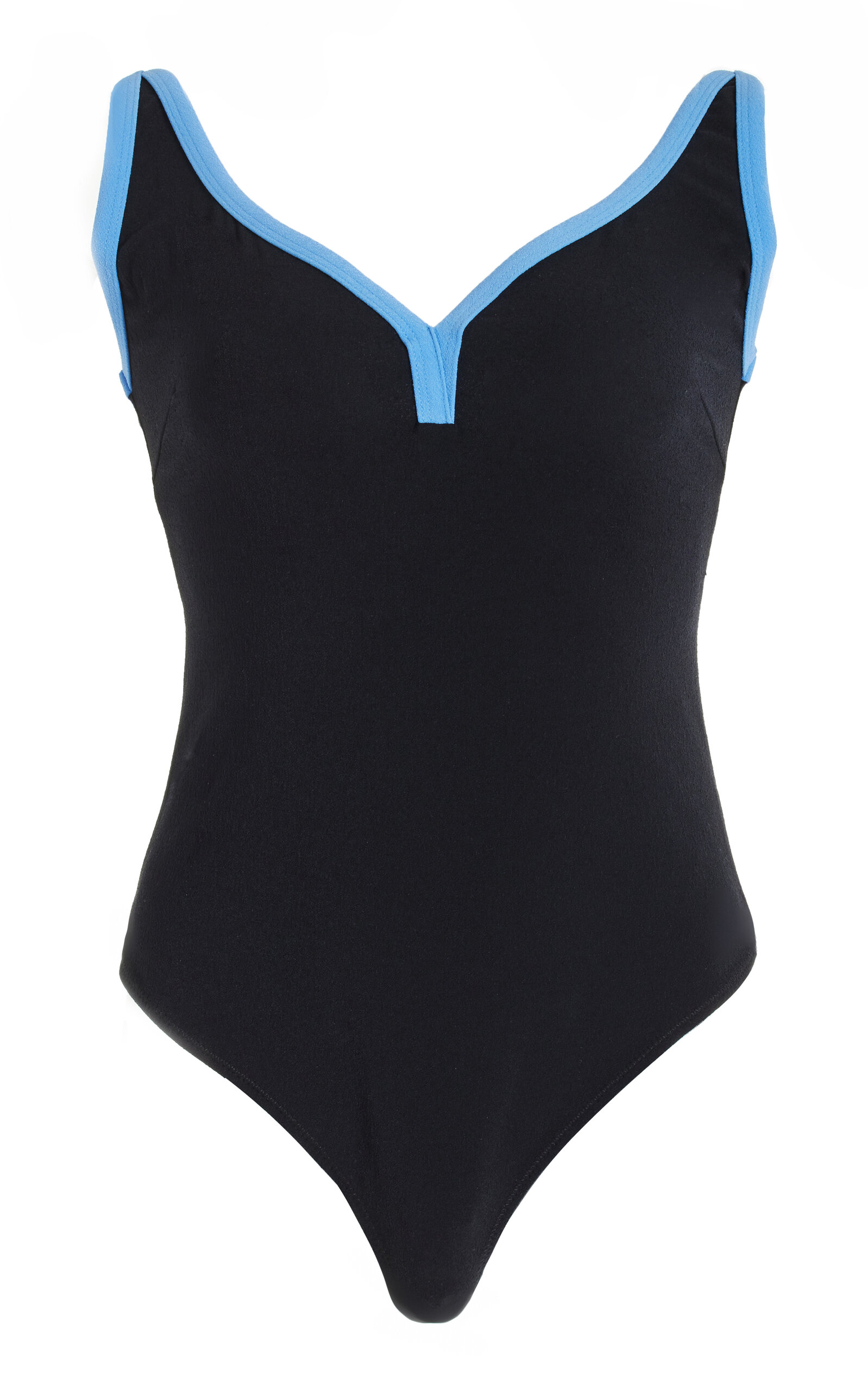 Lisa Marie Fernandez Women's Maria Contrast-Trim One-Piece Swimsuit