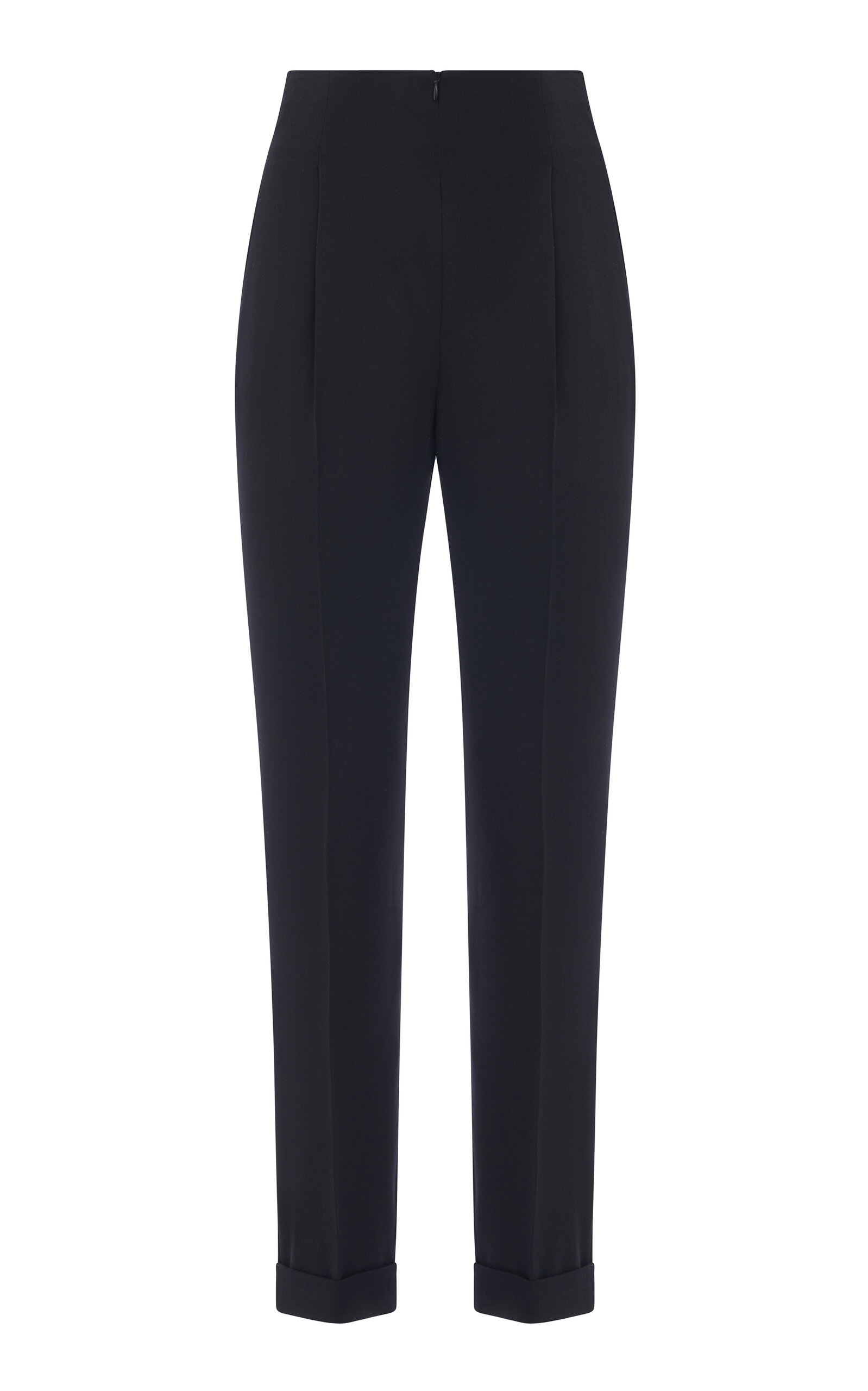 Ralph Lauren Women's Edmonds Tapered Wool Pants In Black | ModeSens