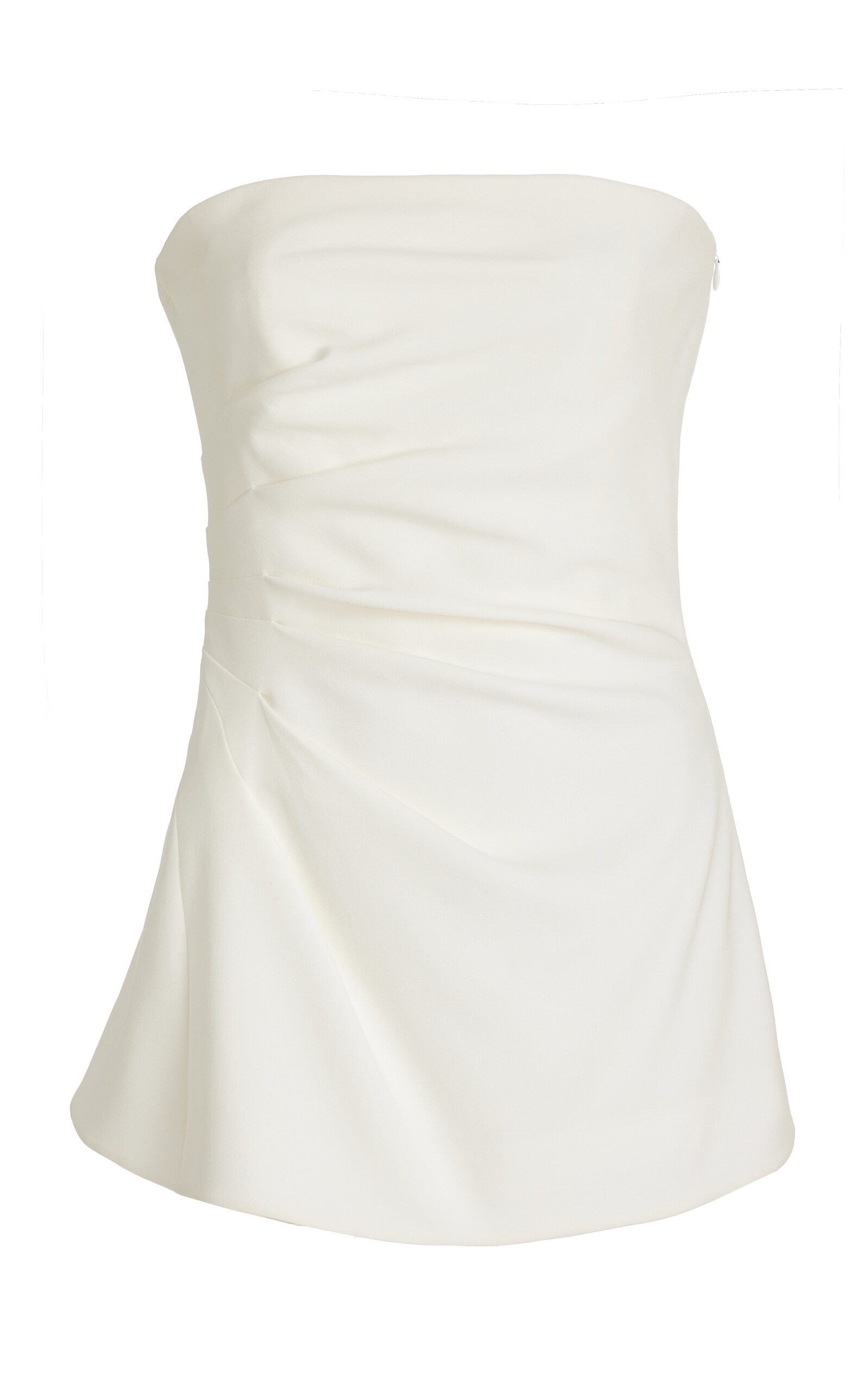 Proenza Schouler Women's Matte Viscose Crepe Strapless Top In White