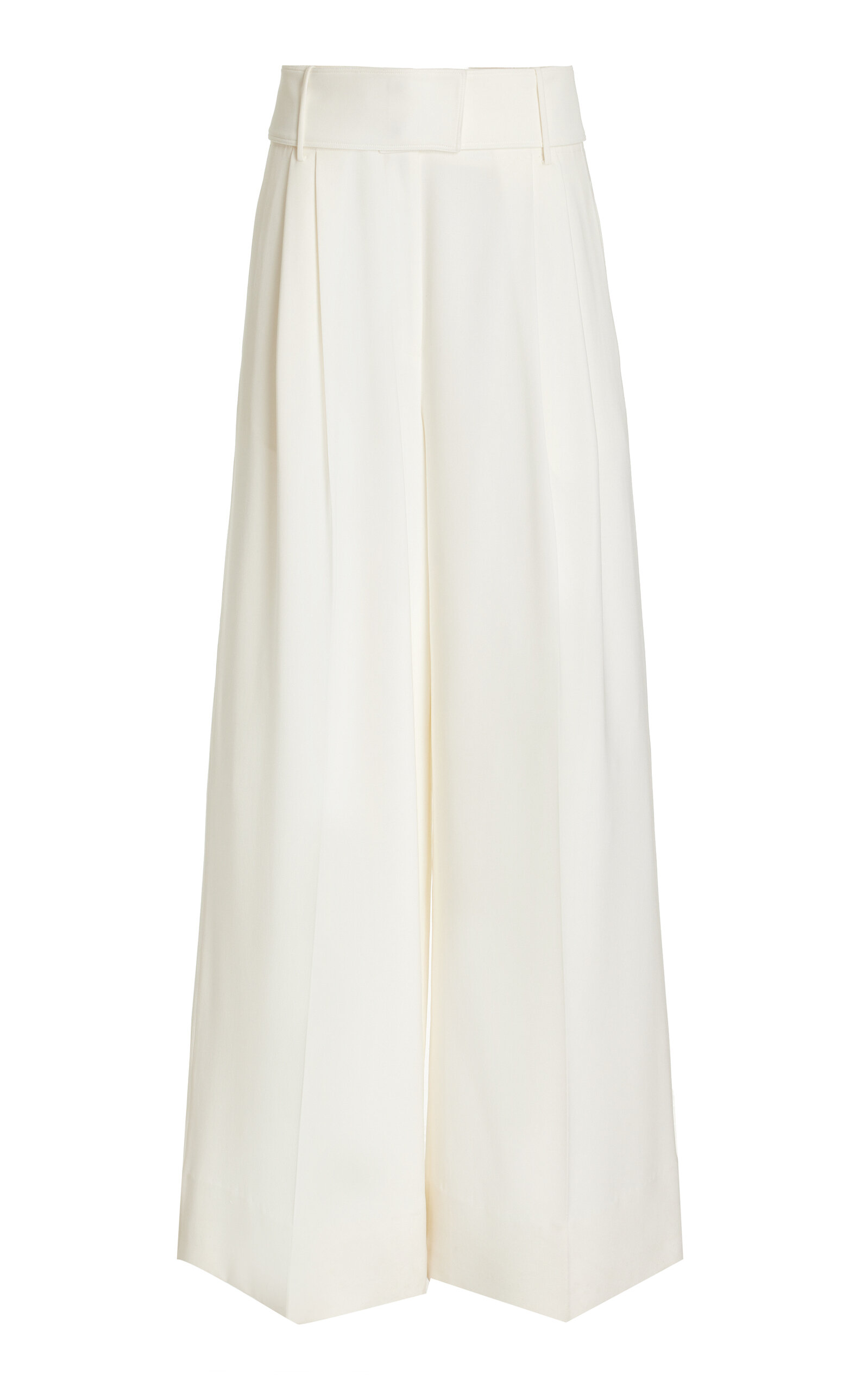 Proenza Schouler Women's Matte Viscose Crepe Pants In White