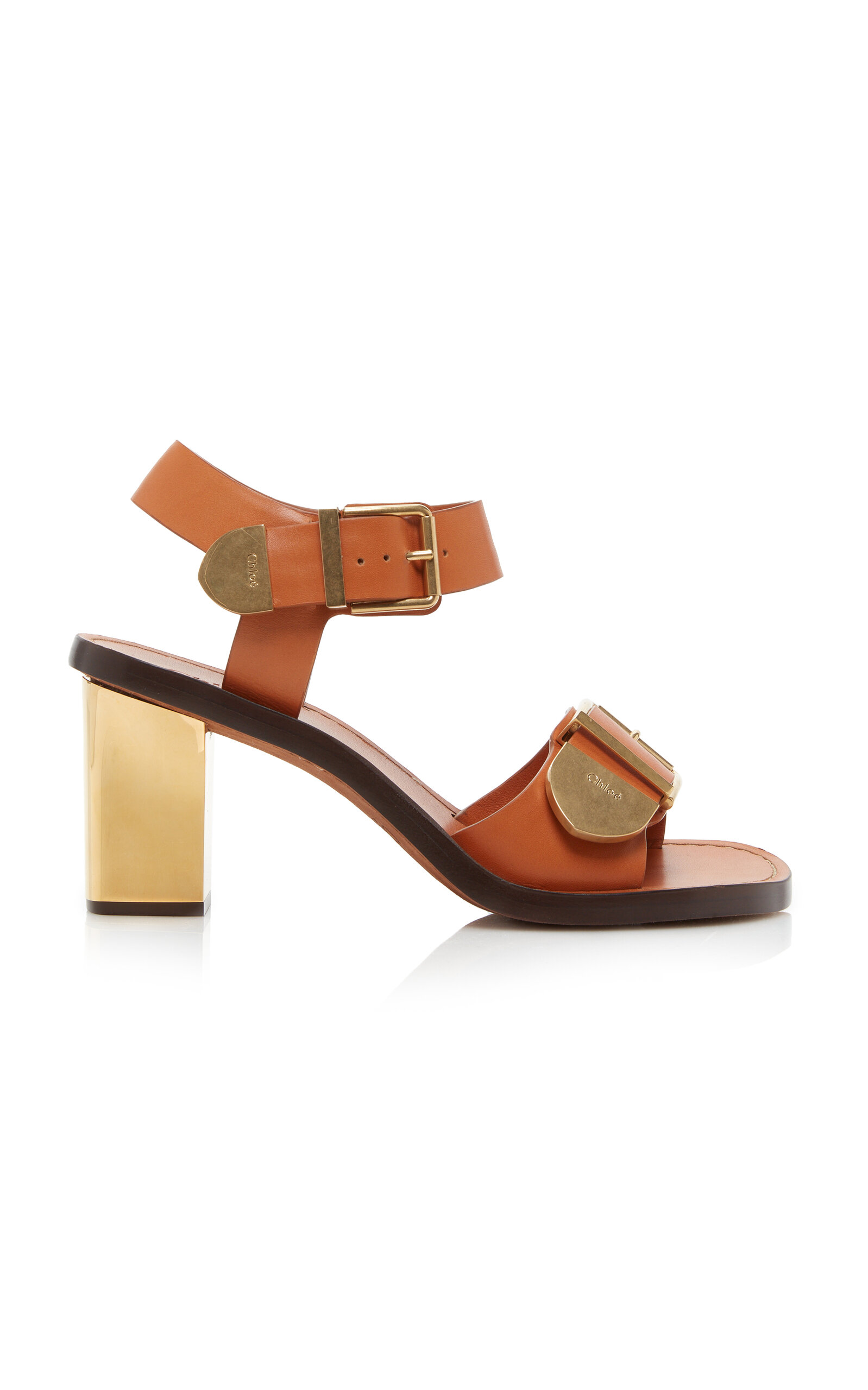 Chloé Women's Rebecca Leather Sandals In Tan