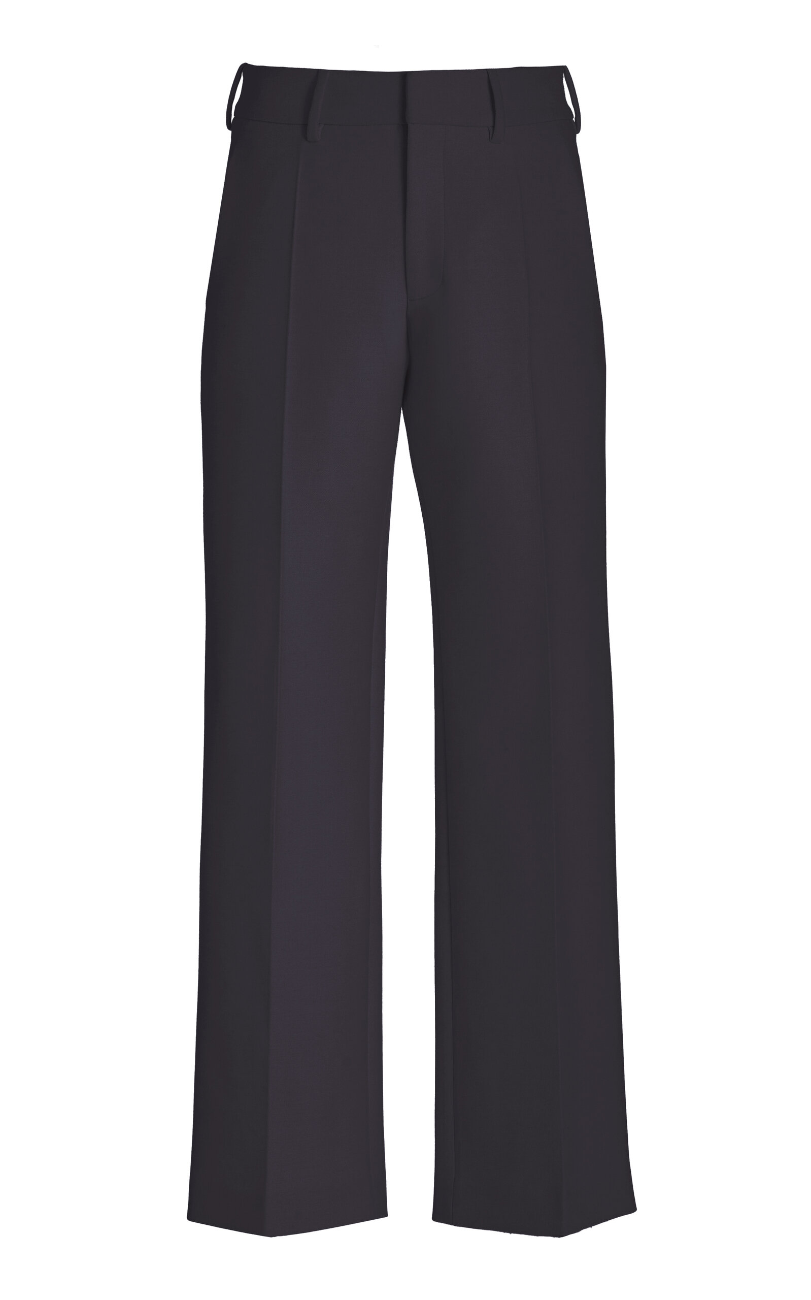 Brandon Maxwell Cropped Stretch-wool Trousers In Black