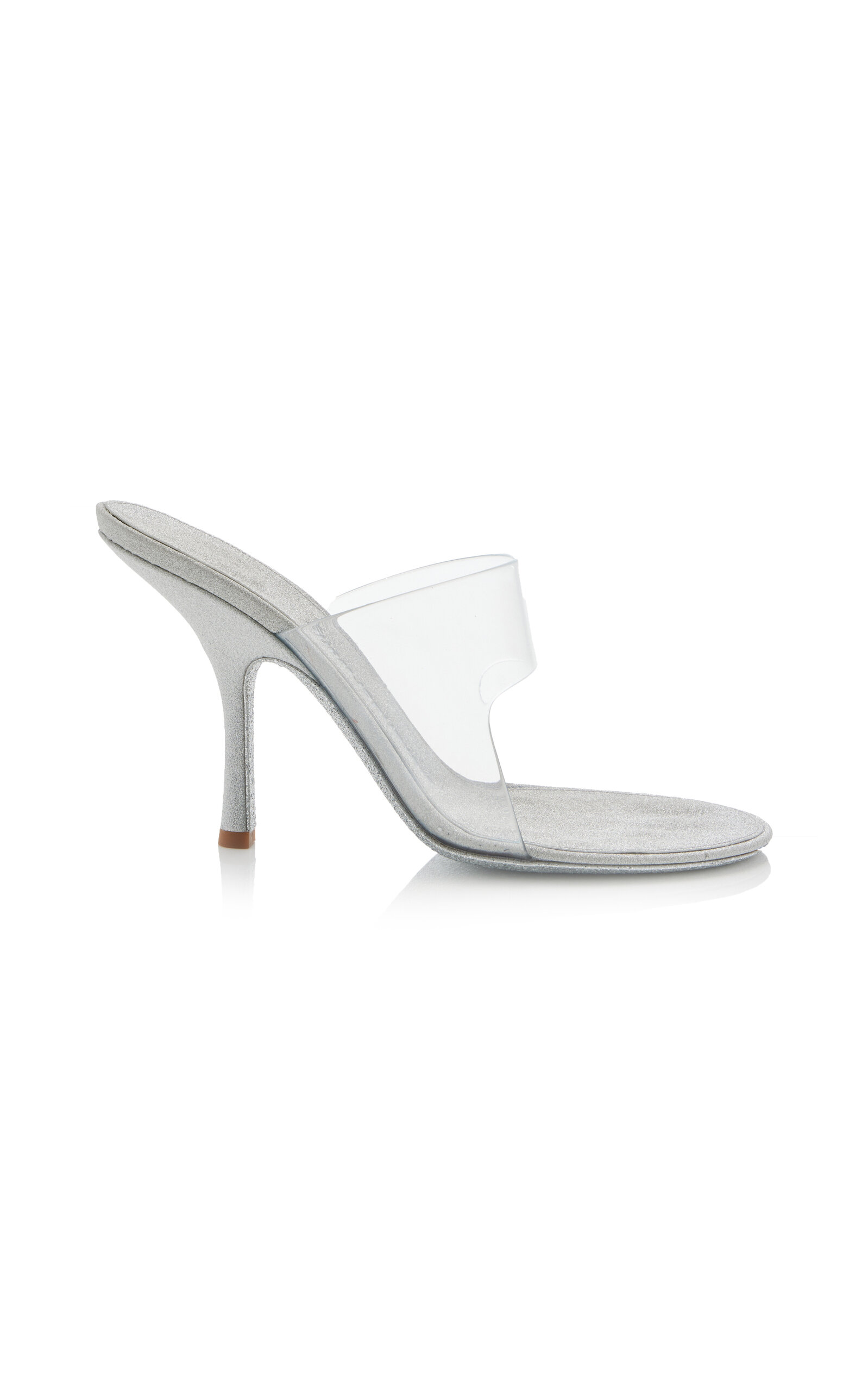 Alexander Wang - Nudie Gel PVC Sandals - Silver - IT 37.5 - Moda Operandi