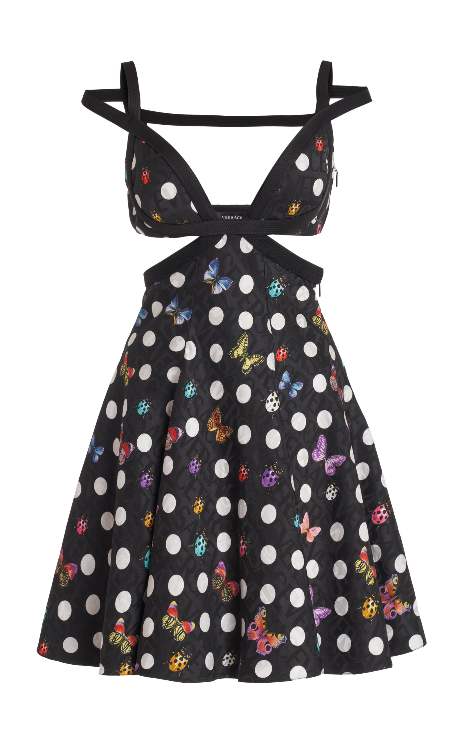 Versace Women's Archival-Patterned Jacquard Midi Dress