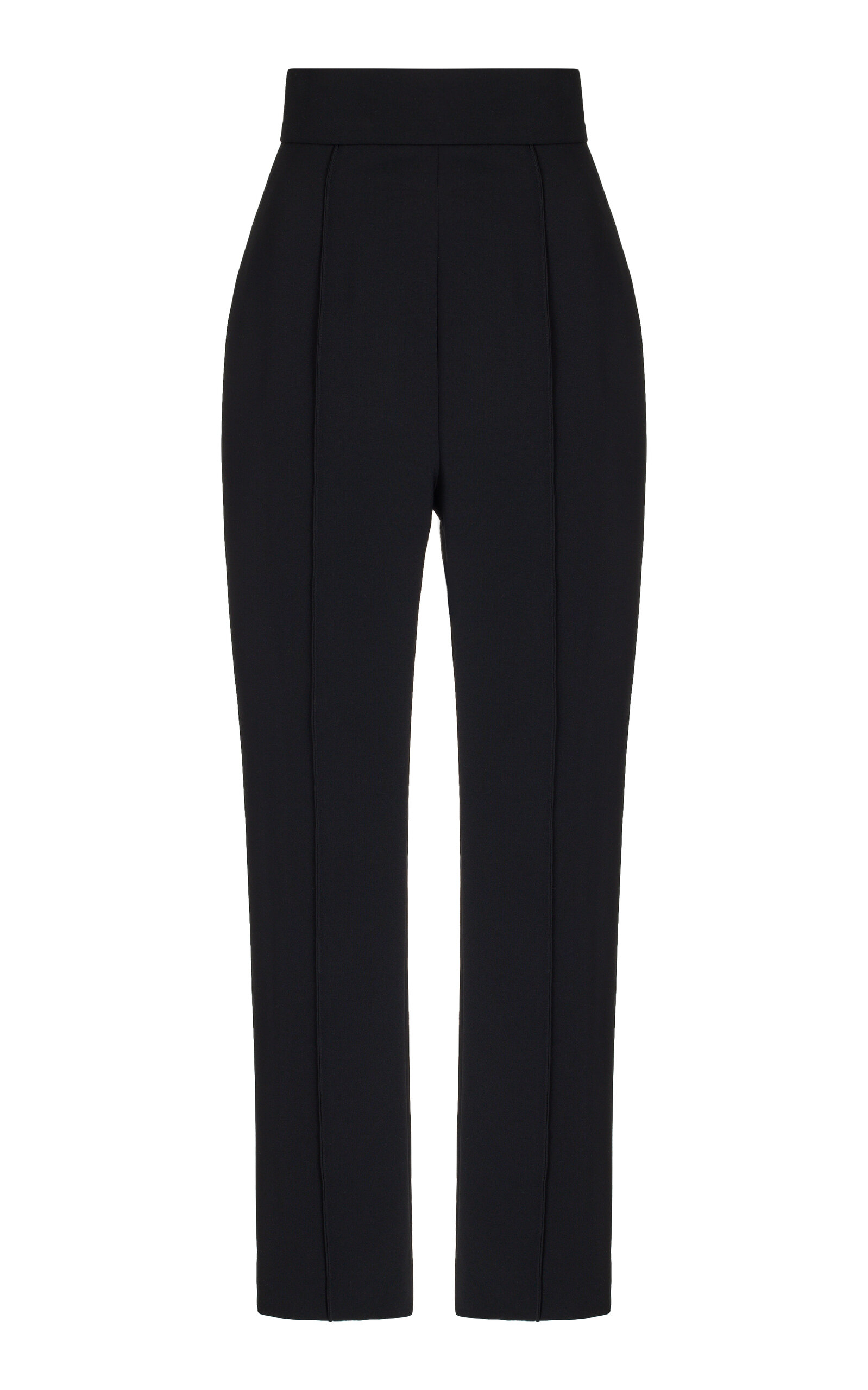 Shop Carolina Herrera High-rise Skinny Pants In Black
