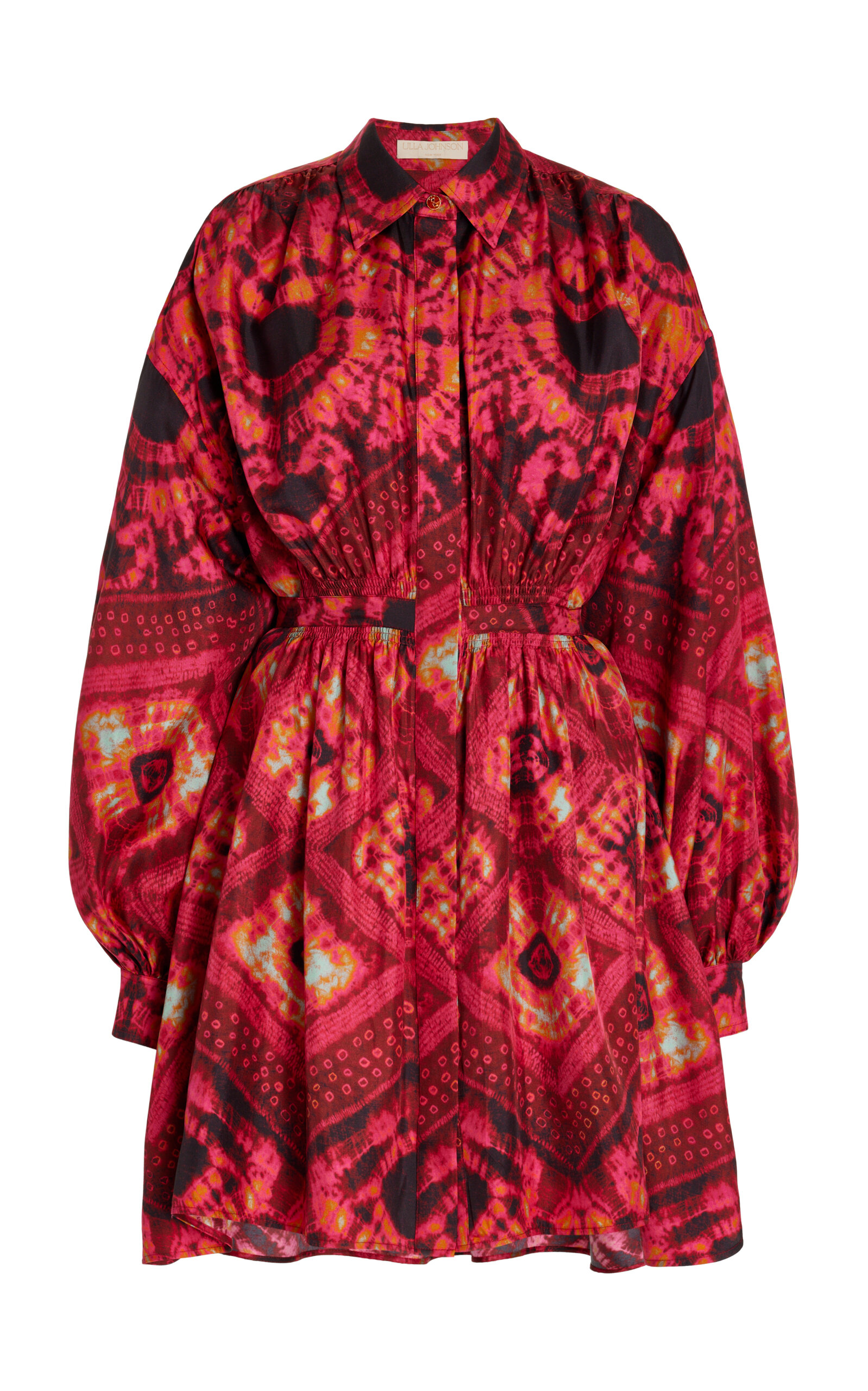 Shop Ulla Johnson Jude Silk Maxi Dress In Pink