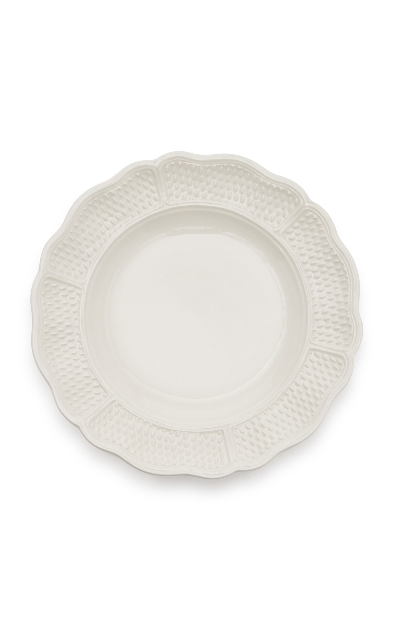 Moda Domus Doots Creamware Dessert Plate In White