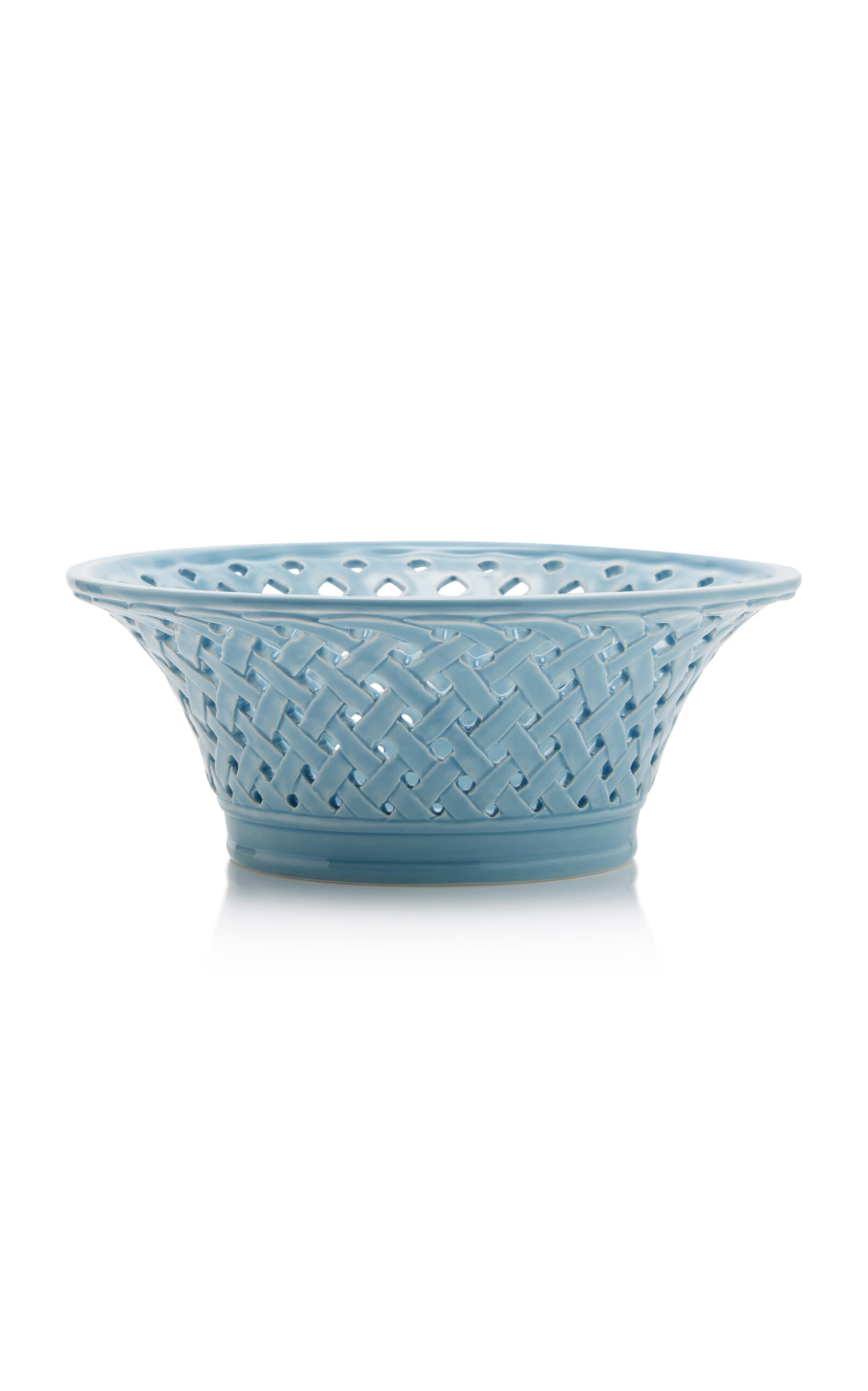 Moda Domus Hopenwork Creamware Bowl In Blue