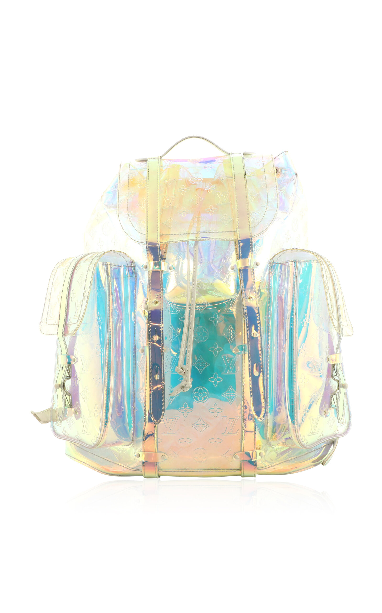 Moda Archive X Rebag Women's Louis Vuitton Limited Edition Christopher Pvc  Backpack In Clear