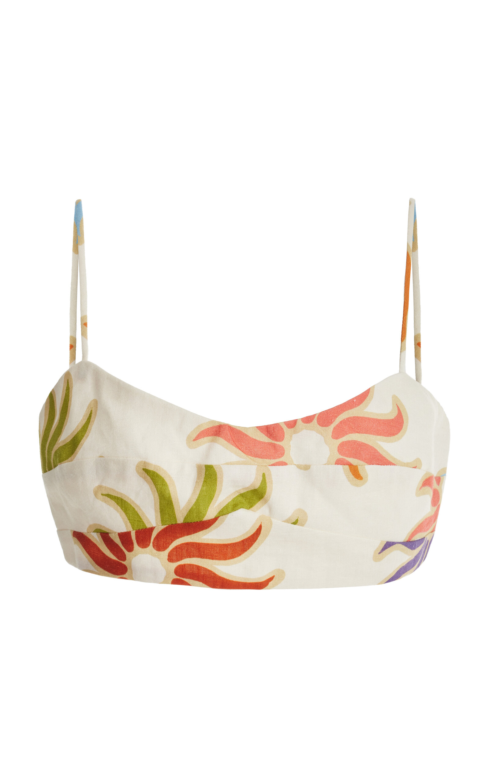 Virginia Linen Cropped Top