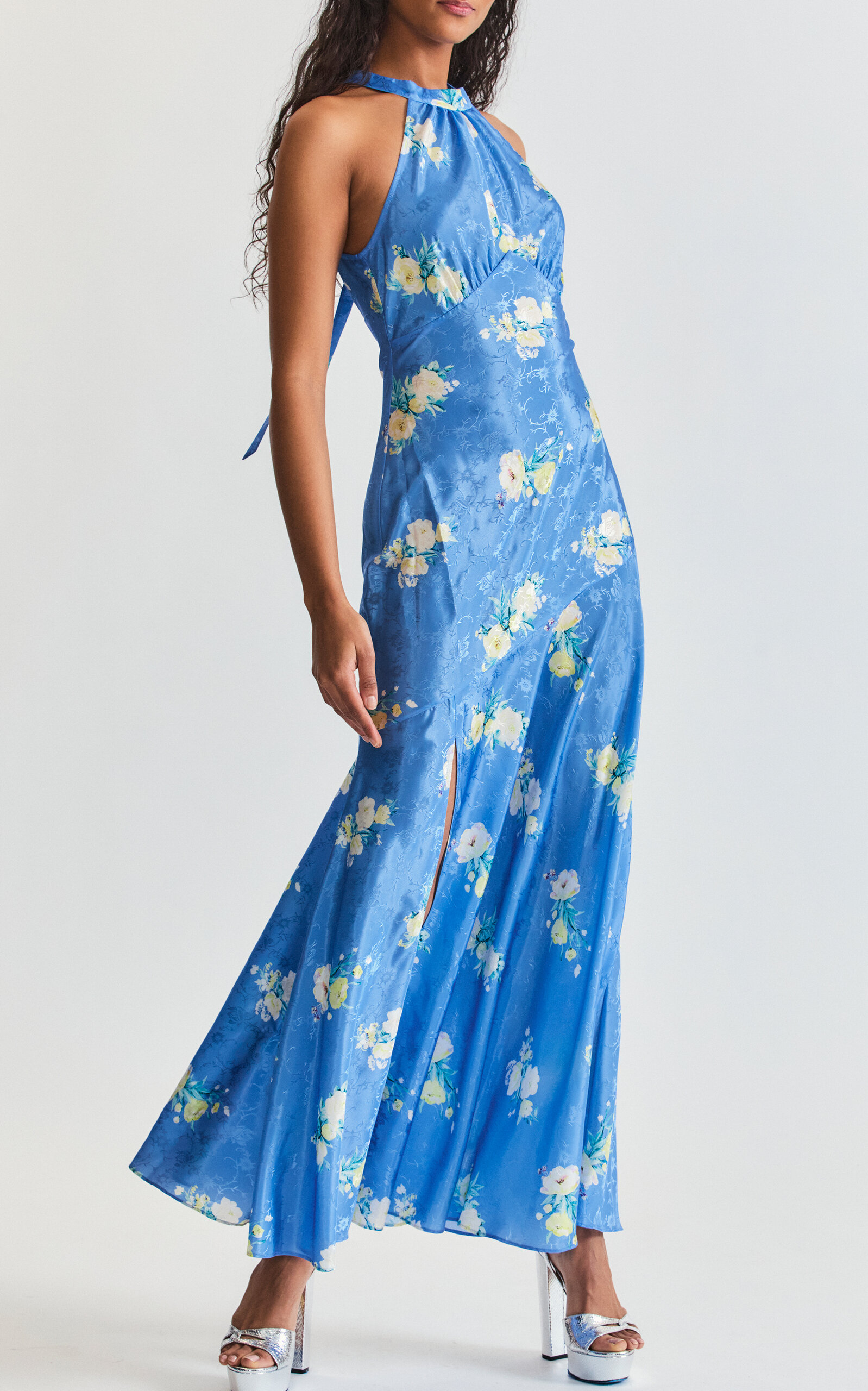 Loveshackfancy Women's Brinda Floral Halter Maxi Dress In Blue | ModeSens Loveshackfancy Women's Brinda Floral Halter Maxi Dress In Blue | ModeSens