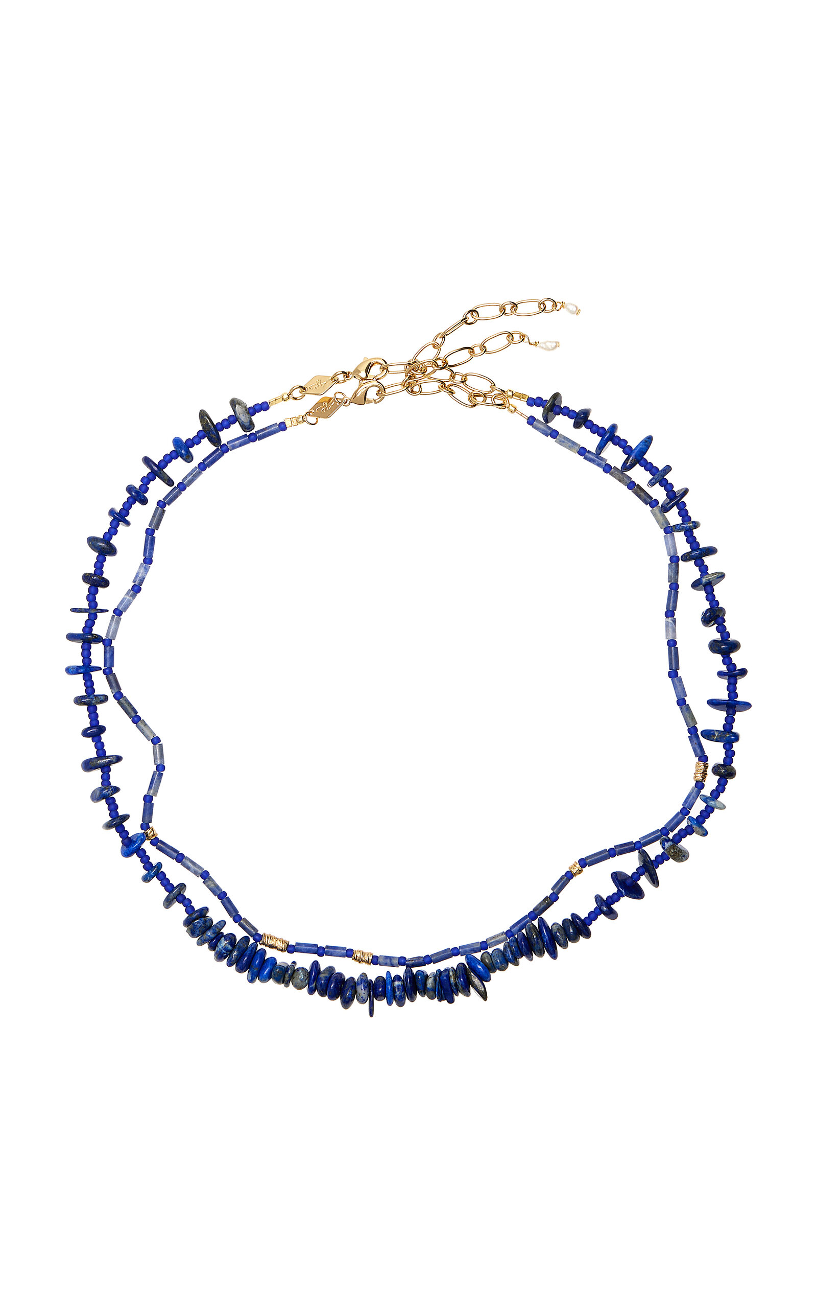 Anni Lu Azzuro And Reef Necklace Set In Blue