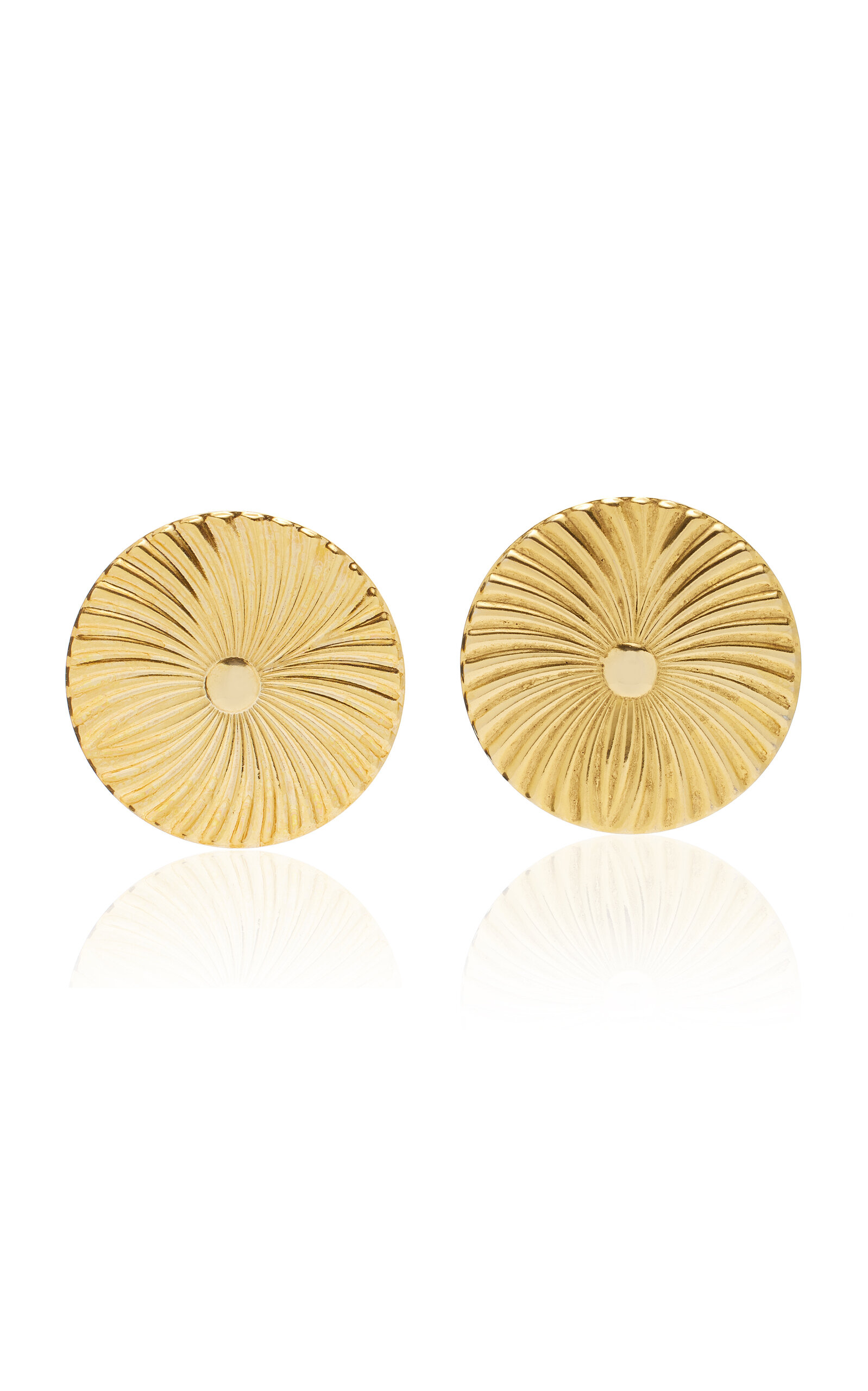 JENNIFER BEHR BRISSA GOLD-PLATED EARRINGS