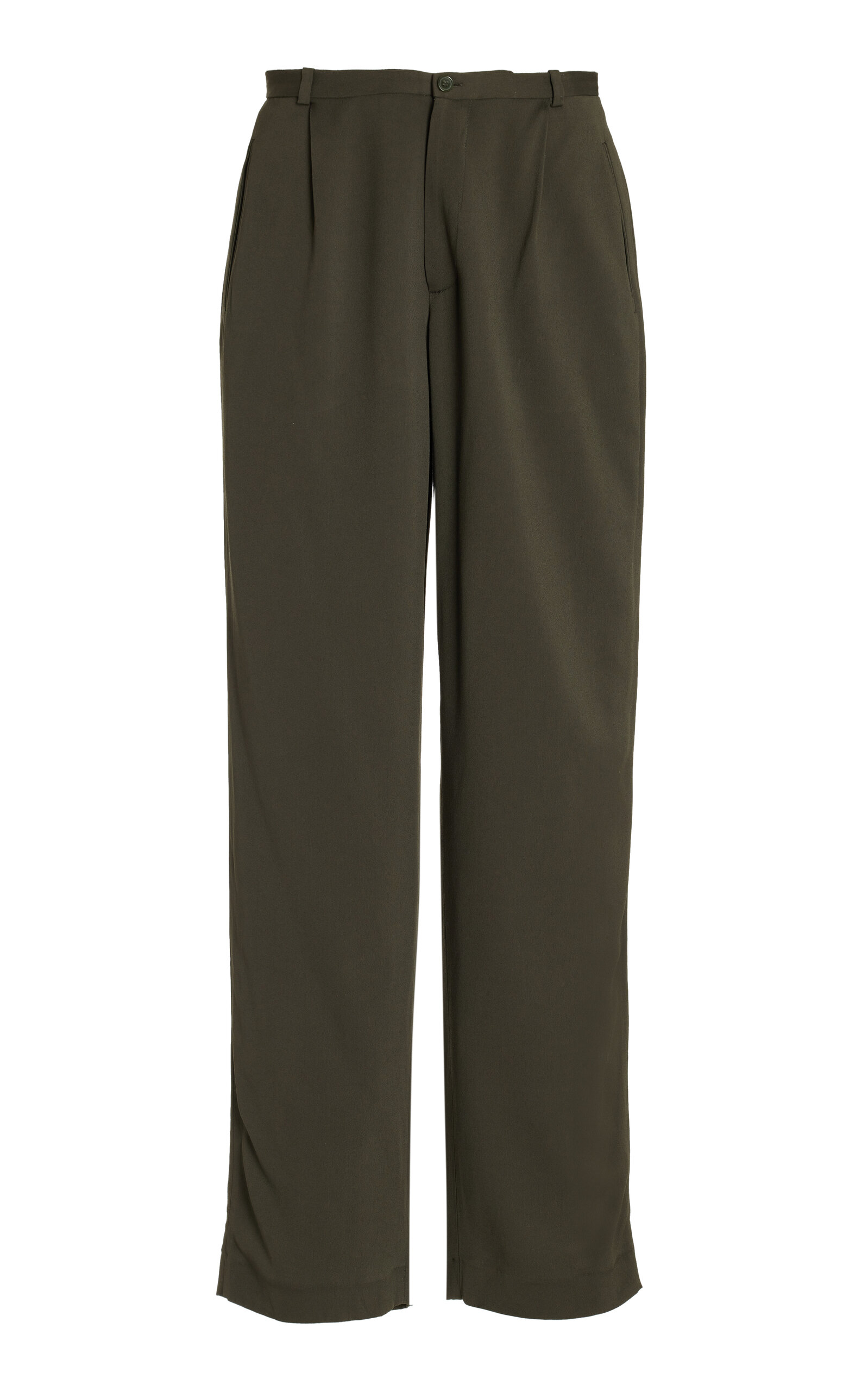 Sir Gilles Straight-leg Trousers In Green