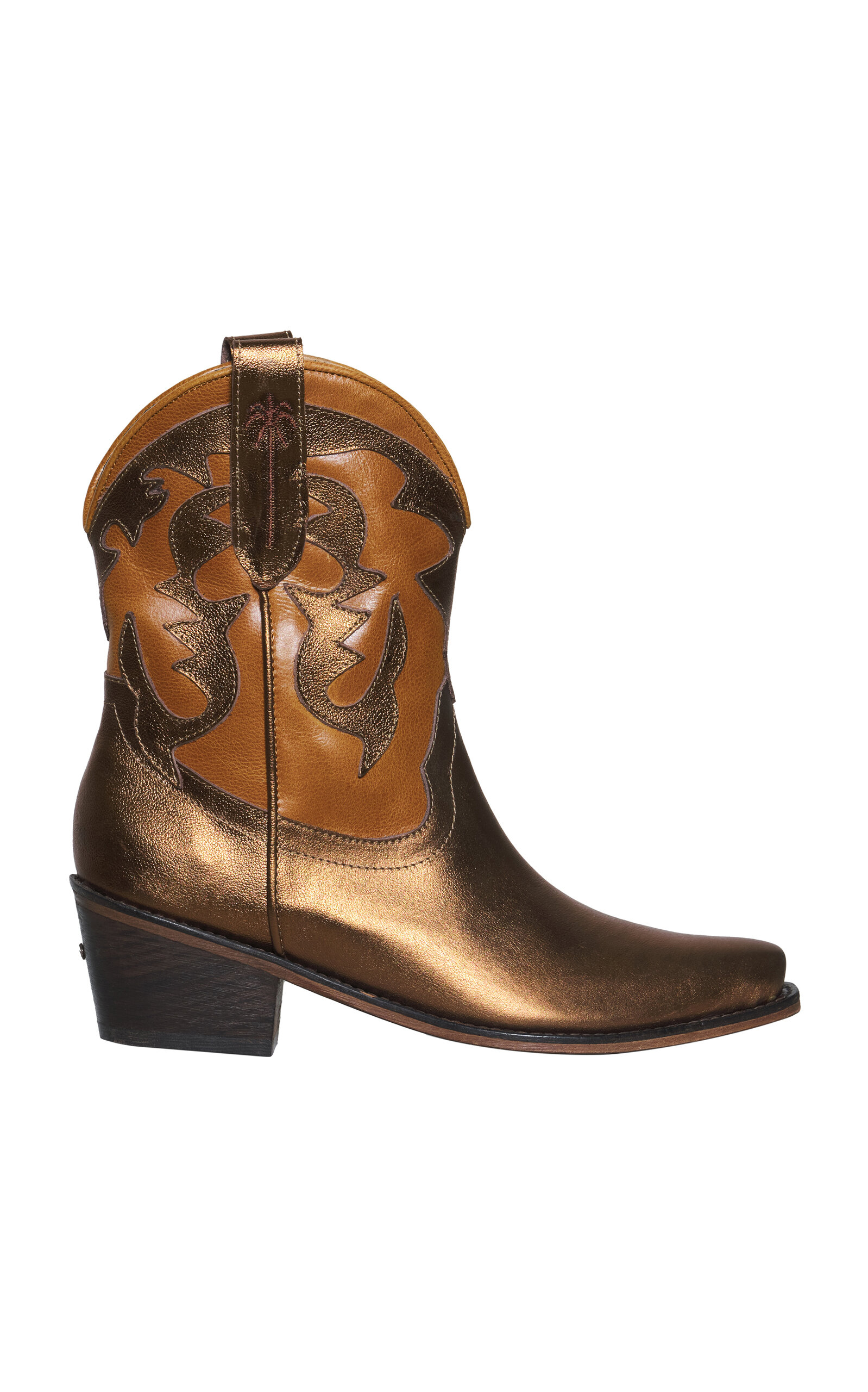 Johanna Ortiz Soaking Magic Leather Boots In Bronze