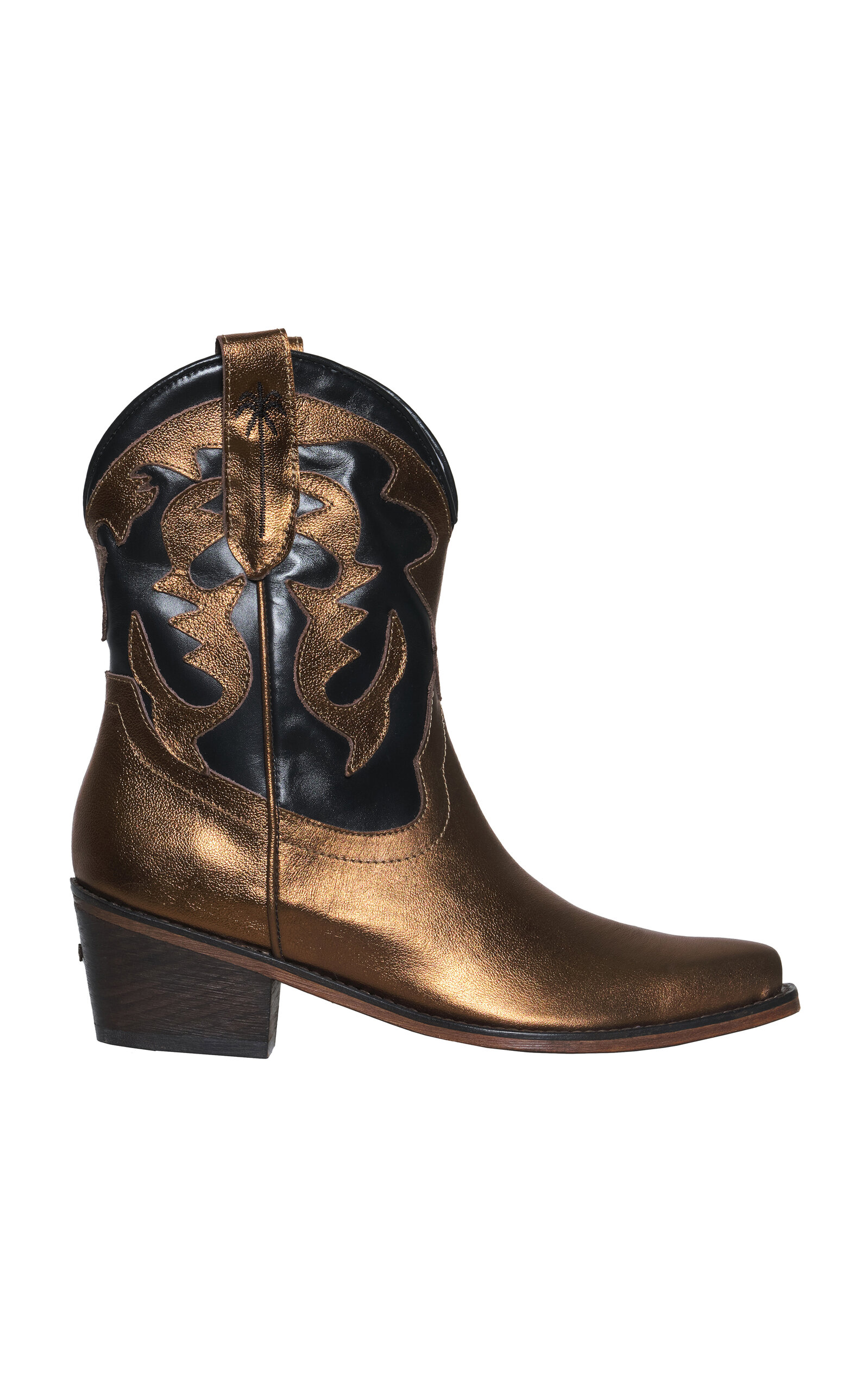 Johanna Ortiz Soaking Magic Leather Boots In Metallic