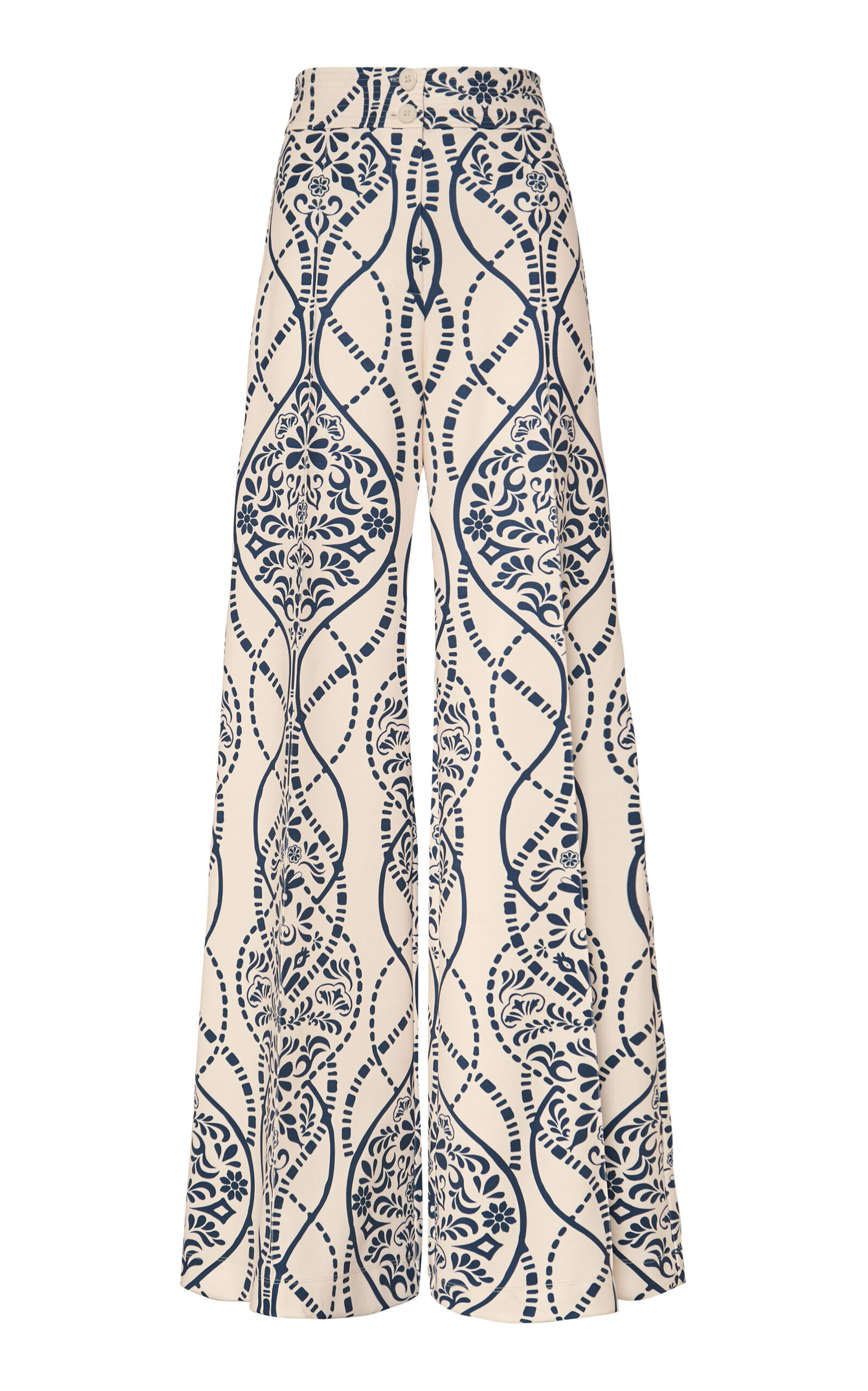 Andres Otalora Women's Nectar Wide-leg Pants In White