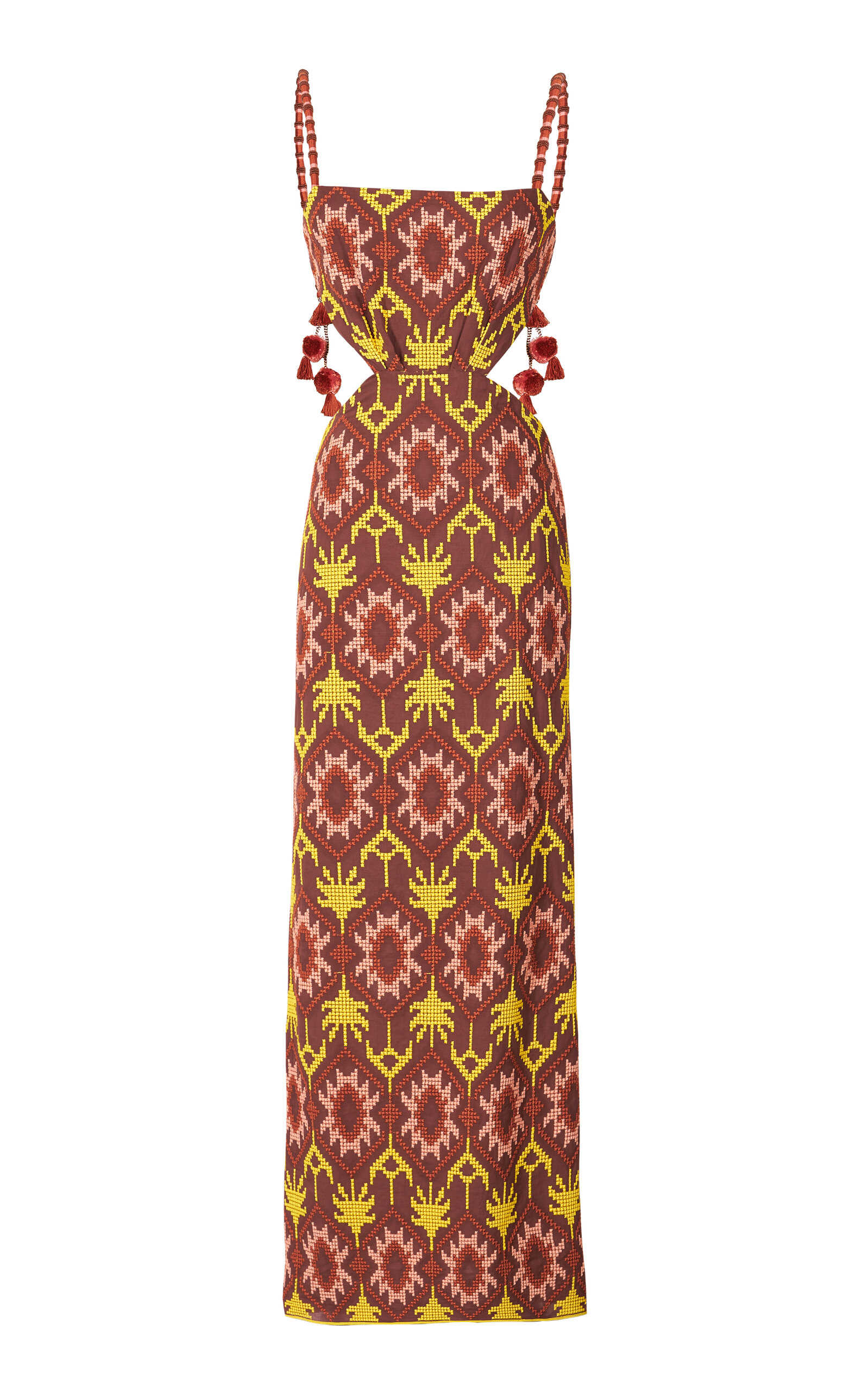 Shop Johanna Ortiz Braided History Maxi Dress In Print