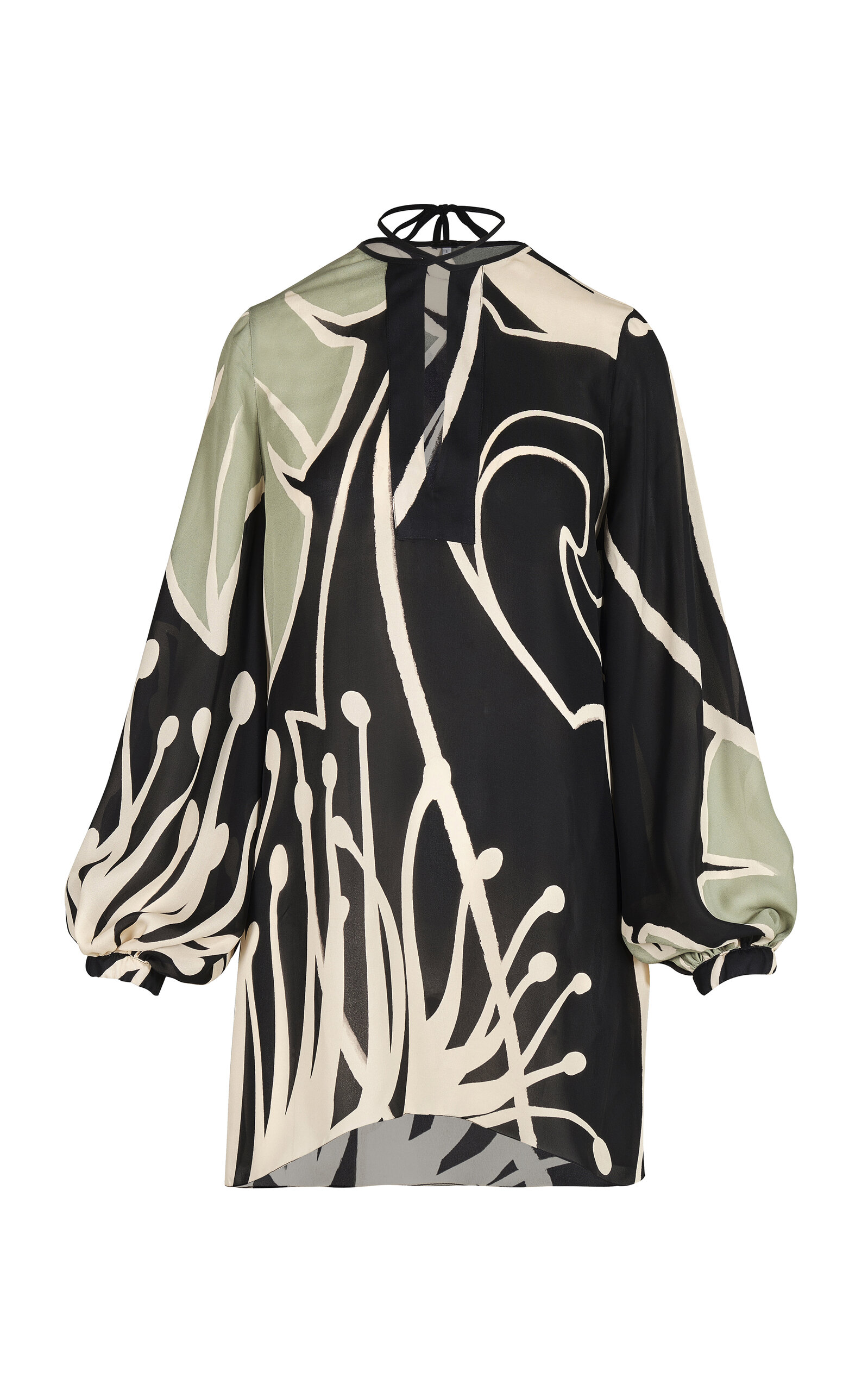 Johanna Ortiz Printed Silk Georgette Blouse In Print