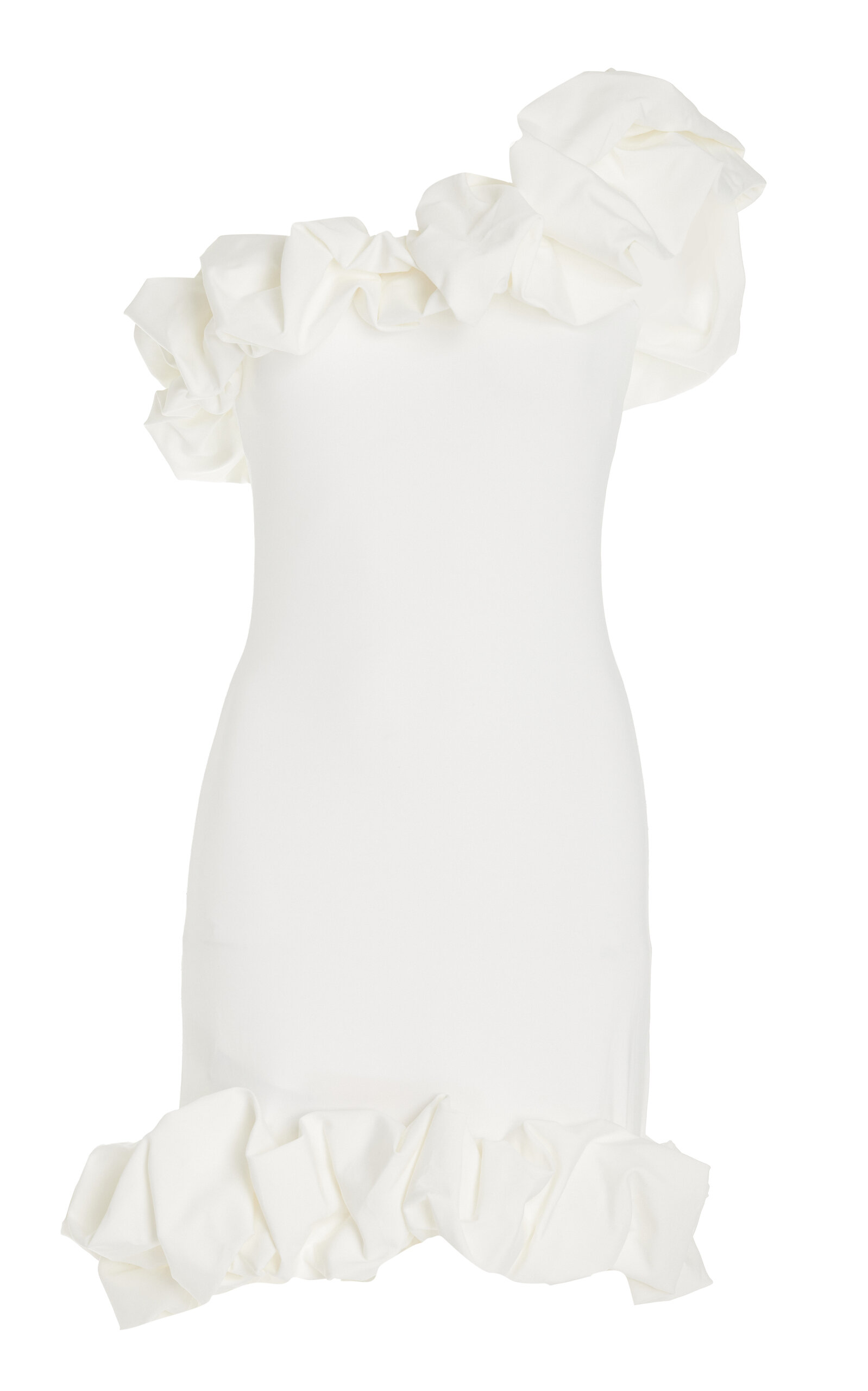 Exclusive Gabo Ruffled Jersey Mini Dress