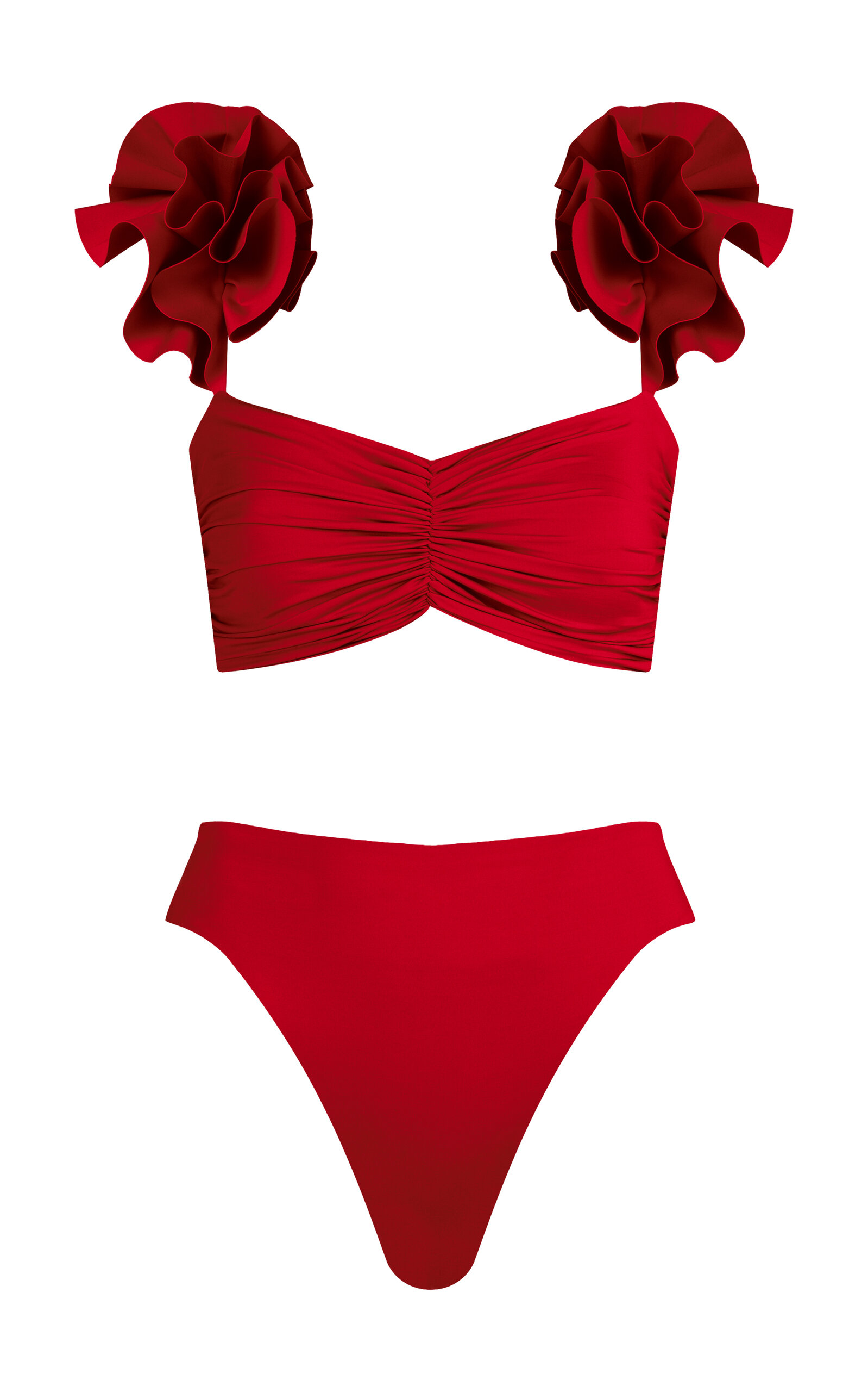 Maygel Coronel Goleta Bikini In Red