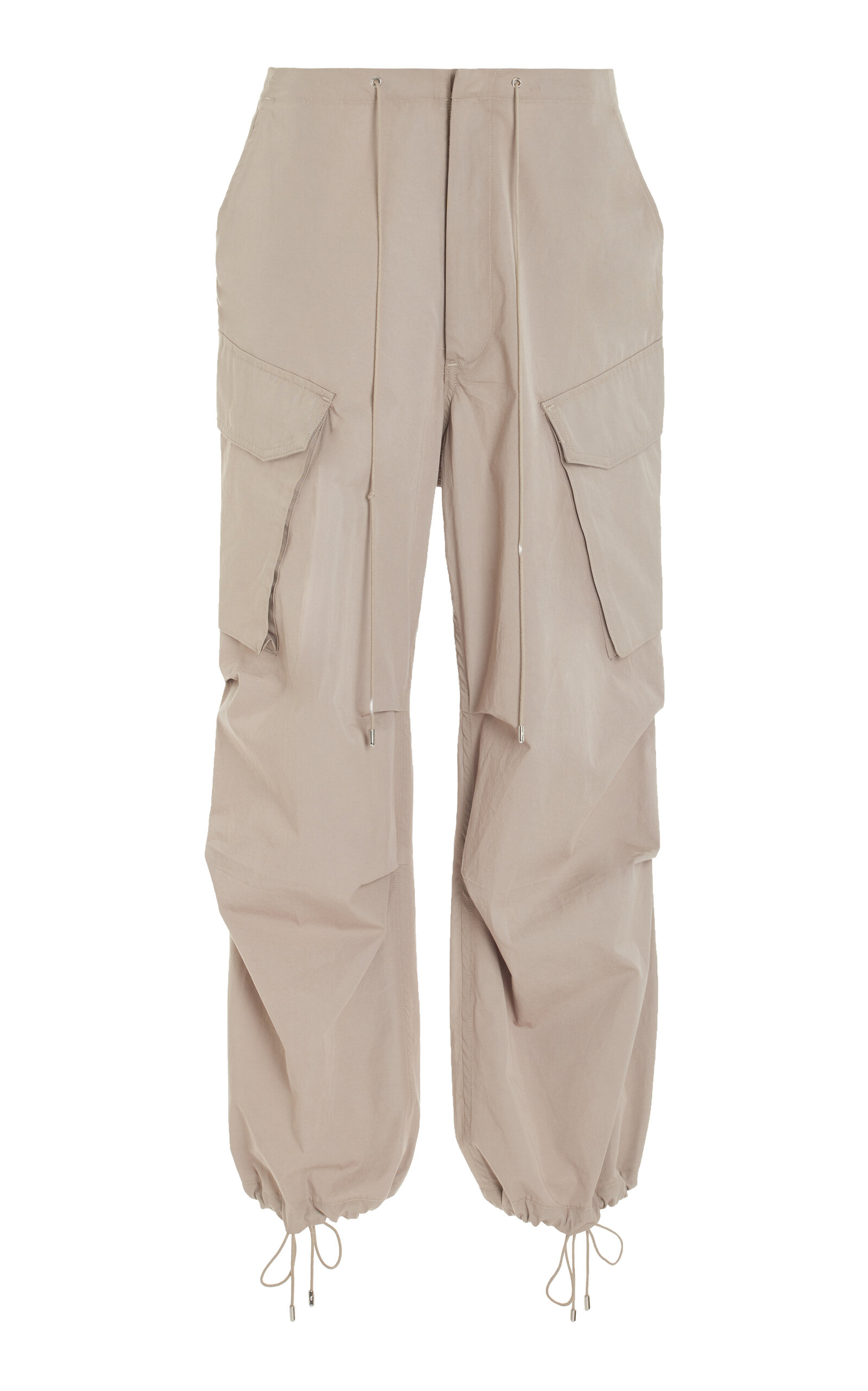 Agolde Woman Pants Light Grey Size M Cotton In Neutral