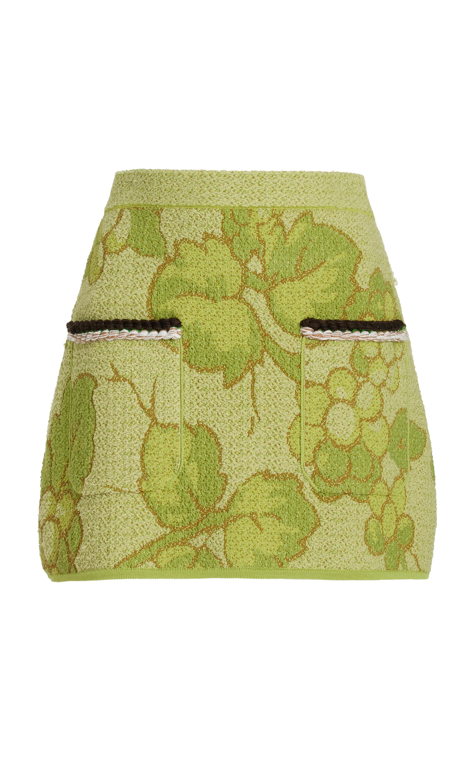 Etro Knit Mini Skirt In Green