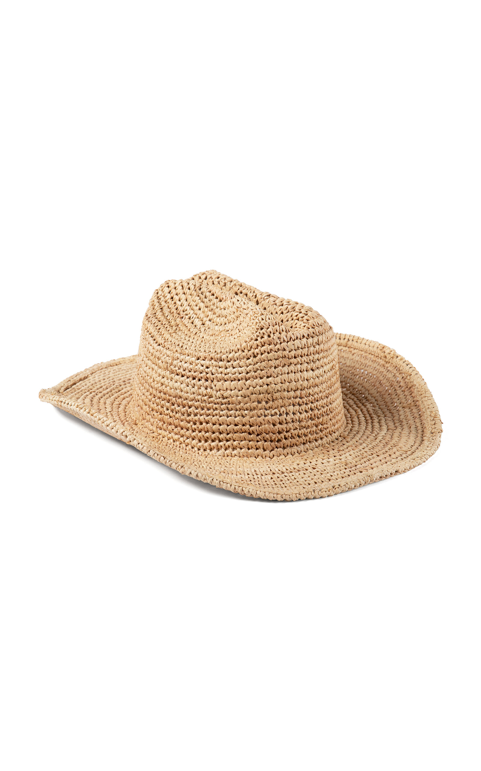 Lack Of Color Raffia Cowboy Hat In Neutral