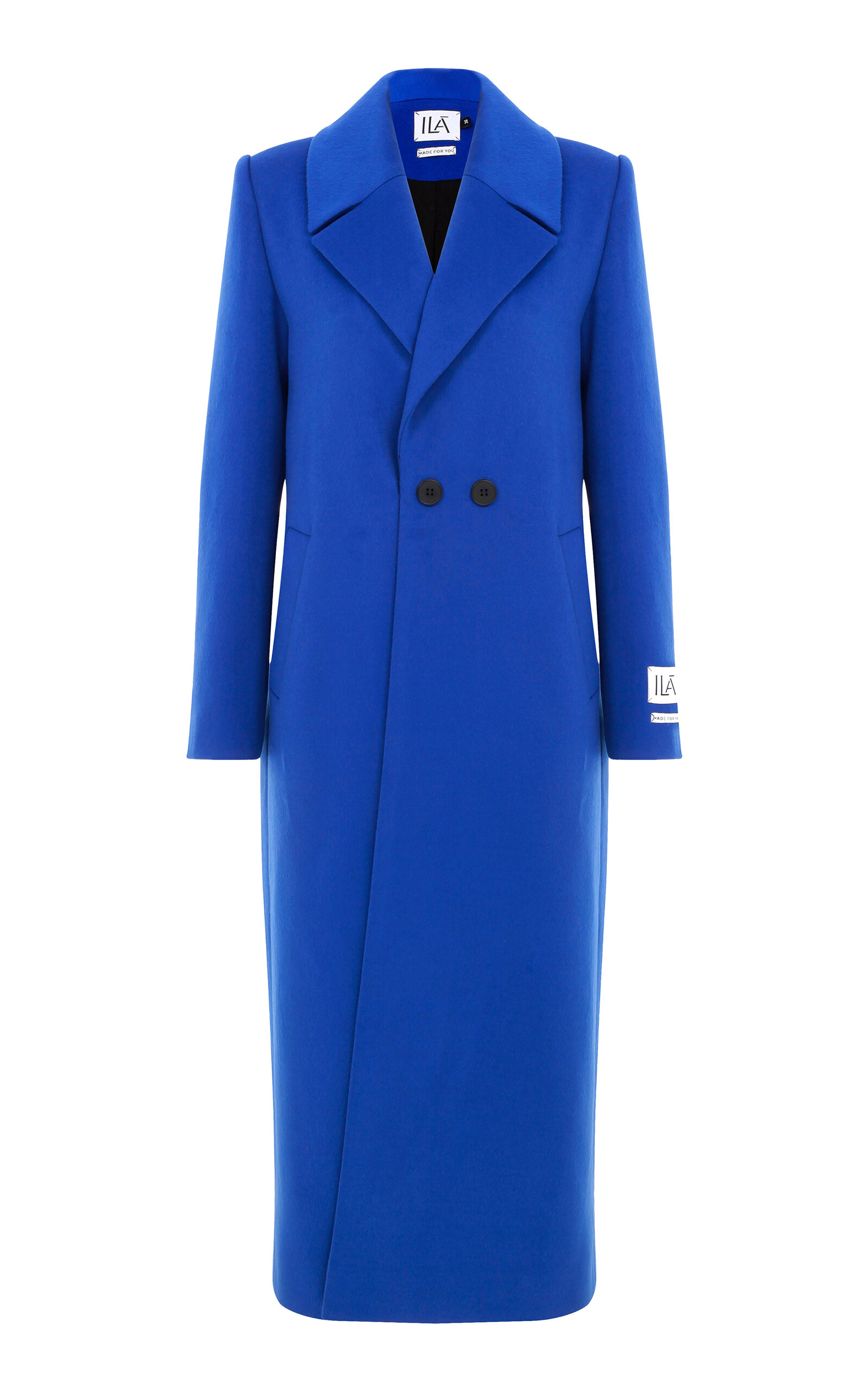 Ila Nox Oversized Coat In Blue