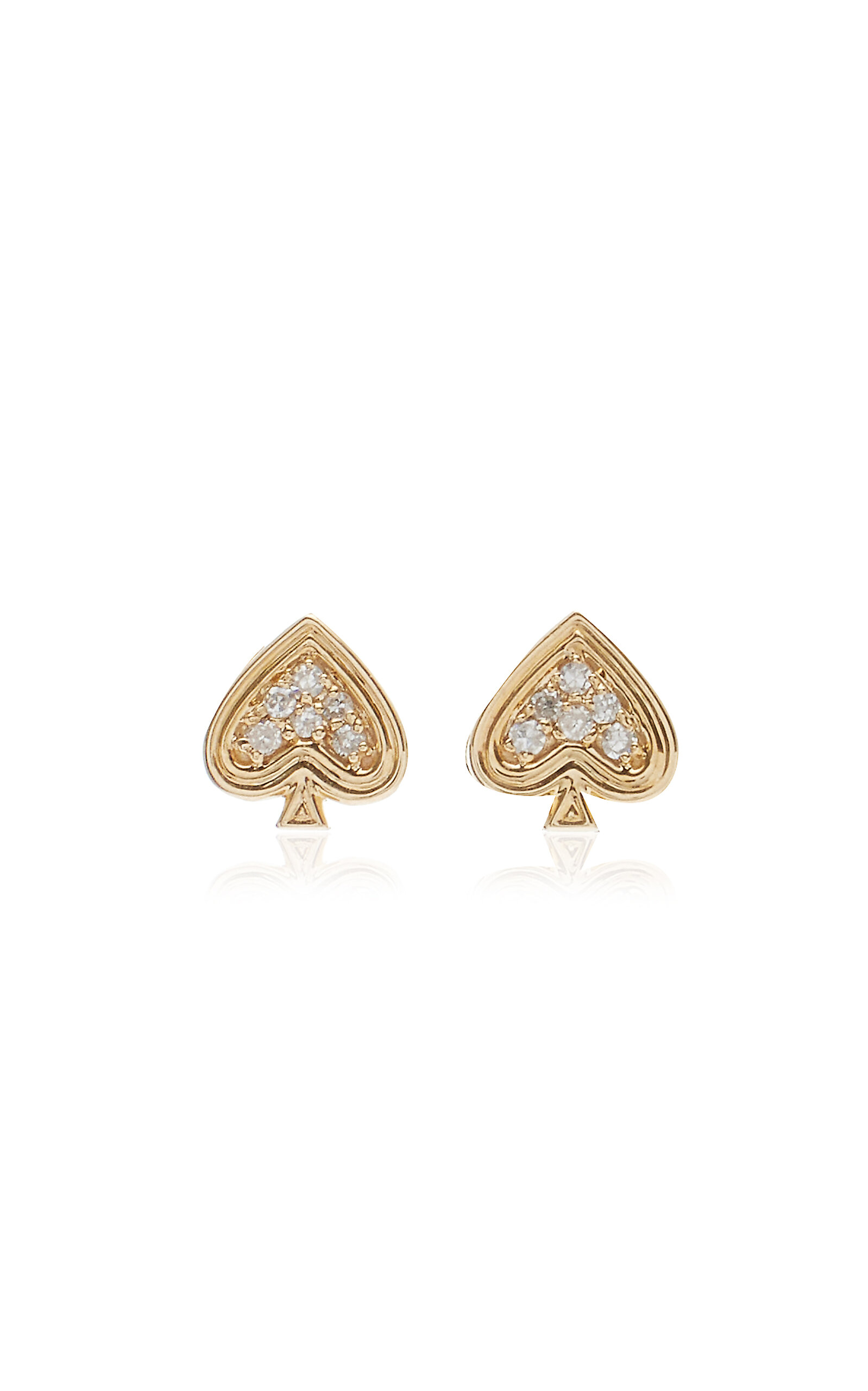 ADINA REYTER WOMEN'S MAKE YOUR MOVE 14K YELLOW GOLD DIAMOND EARRINGS