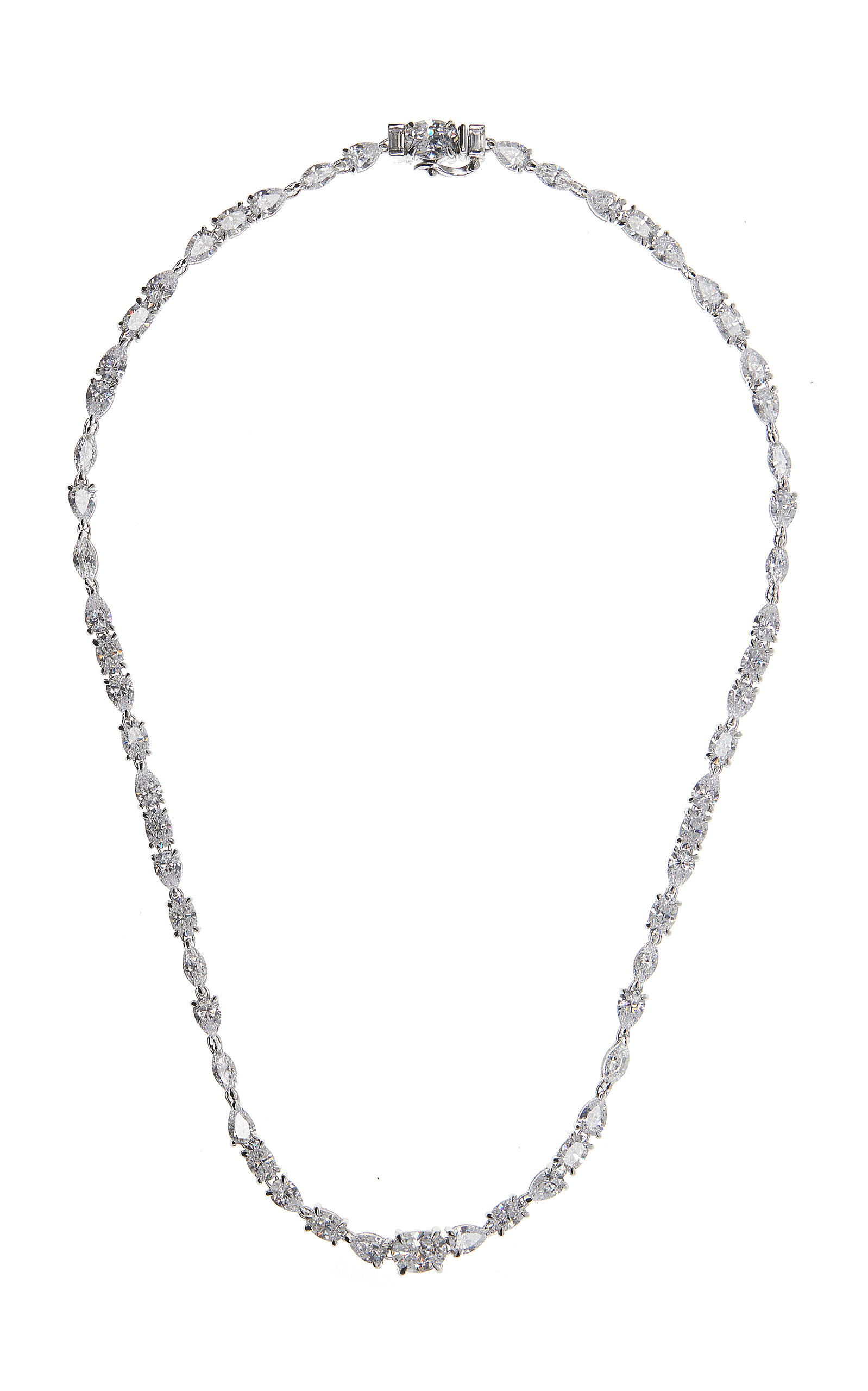 Anabela Chan Spectra 18k White Gold Diamond Necklace