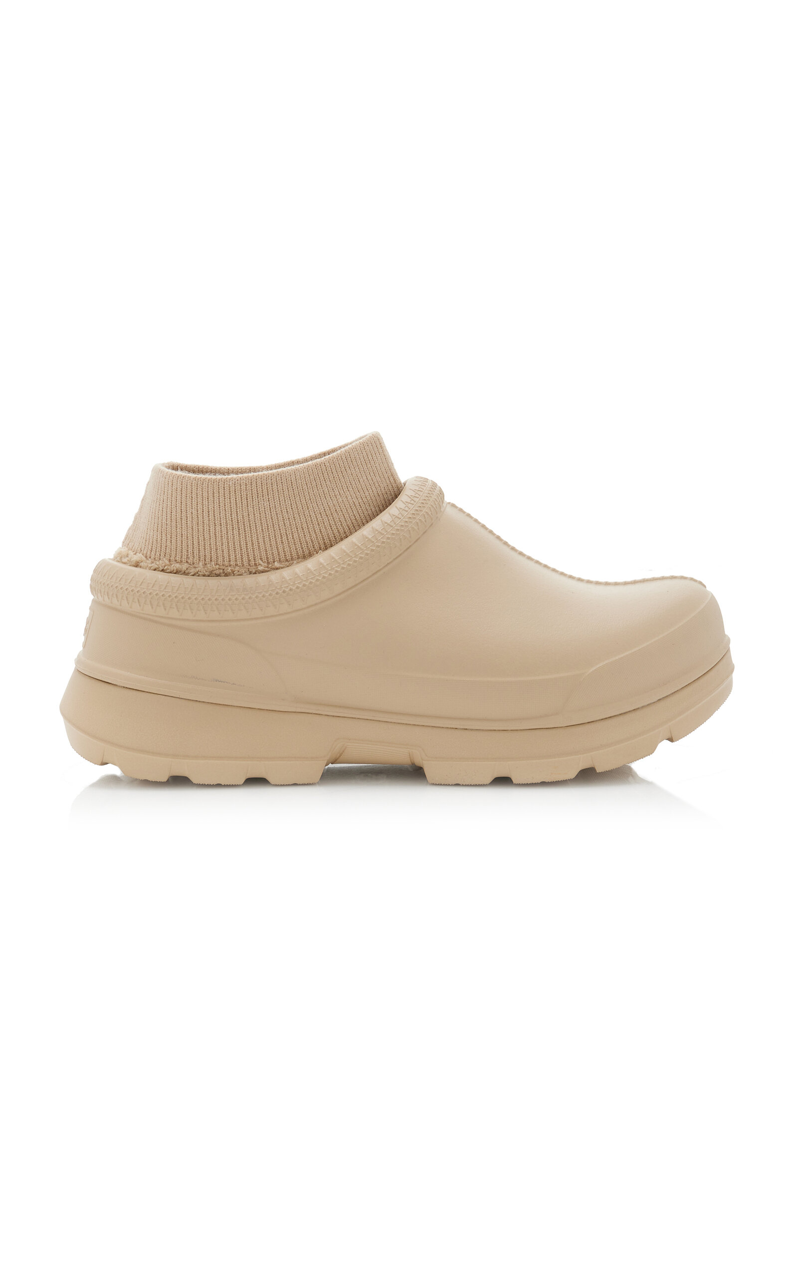 Ugg Tasman X Sherpa And Rubber Slides In Neutral