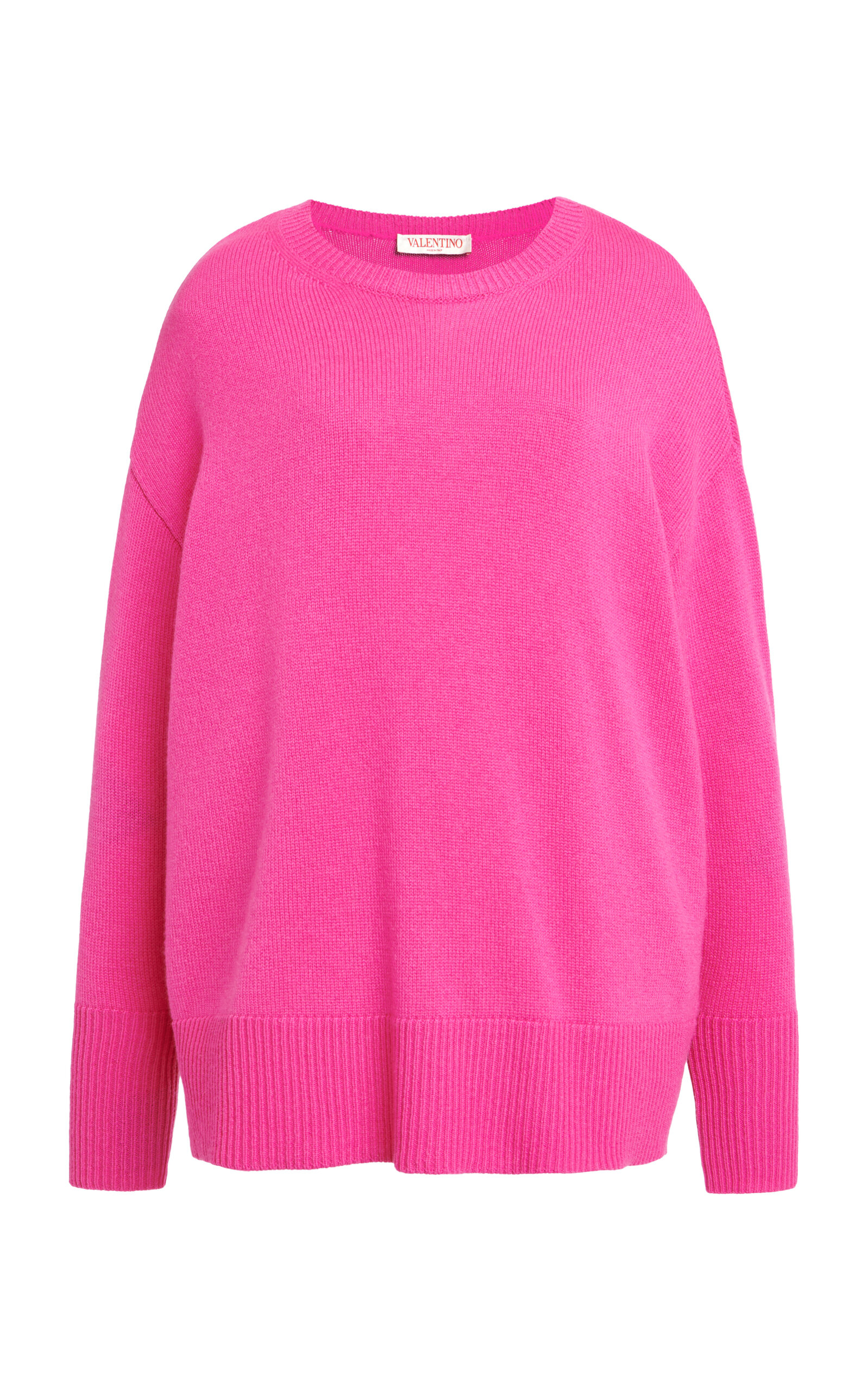 Shop Valentino Knit Cashmere Sweater In Pink