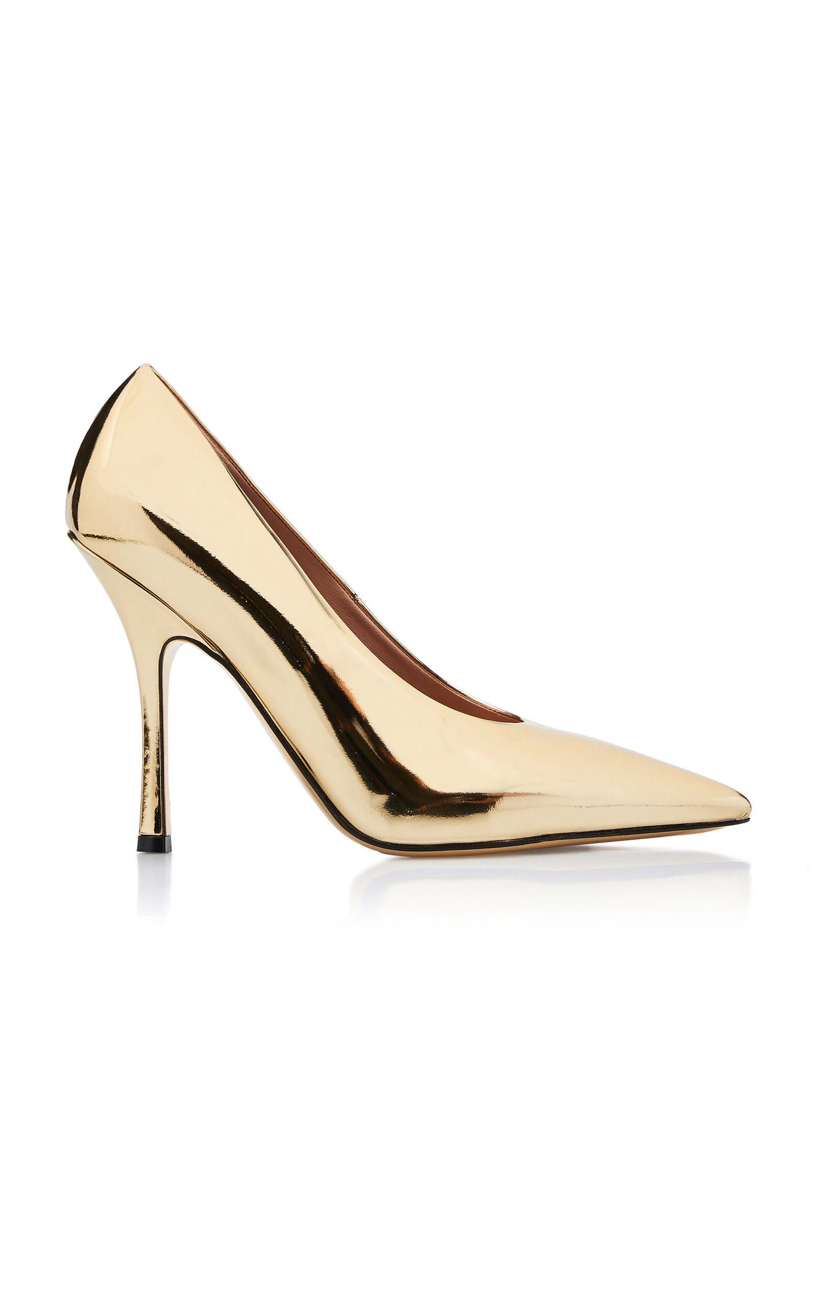 Valentino Garavani Women's  Nite-out Metallic Leather Pumps In Gold