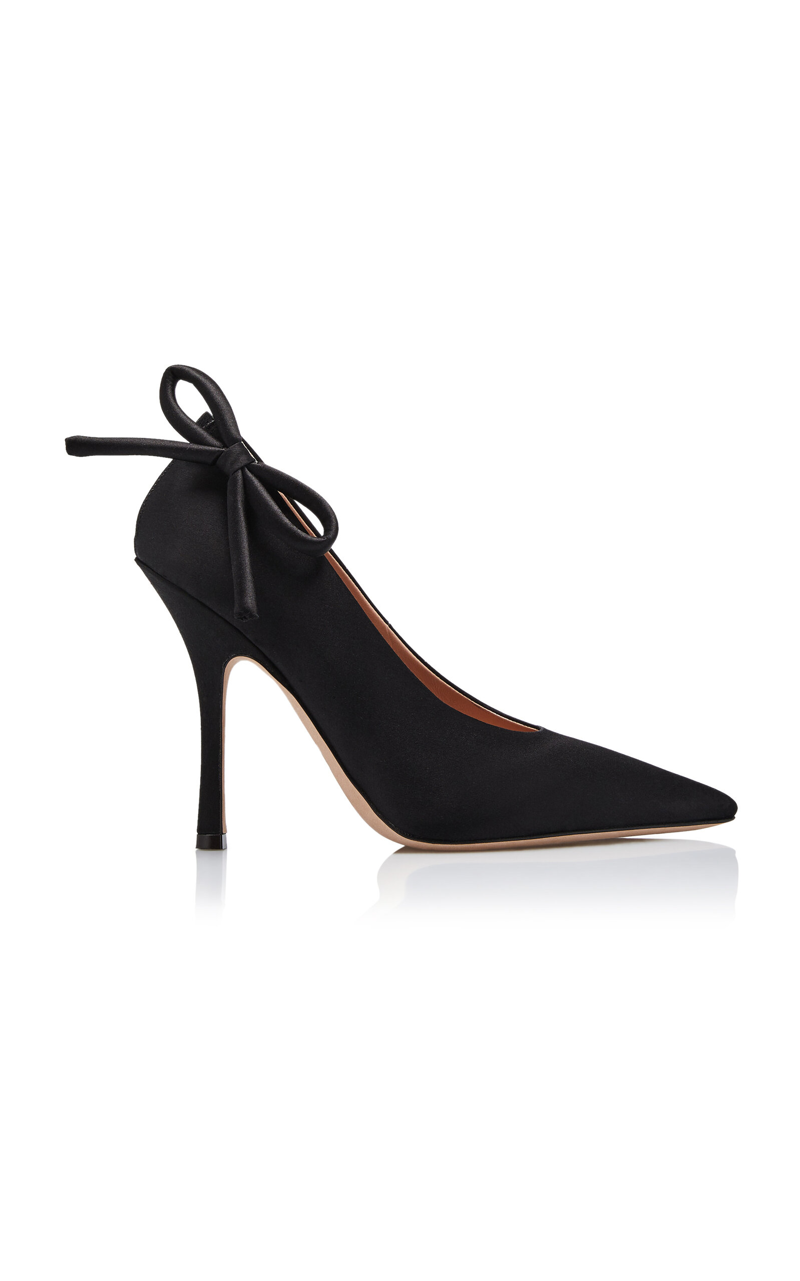 Valentino Garavani Women's  Nite-out Satin Pumps In Black