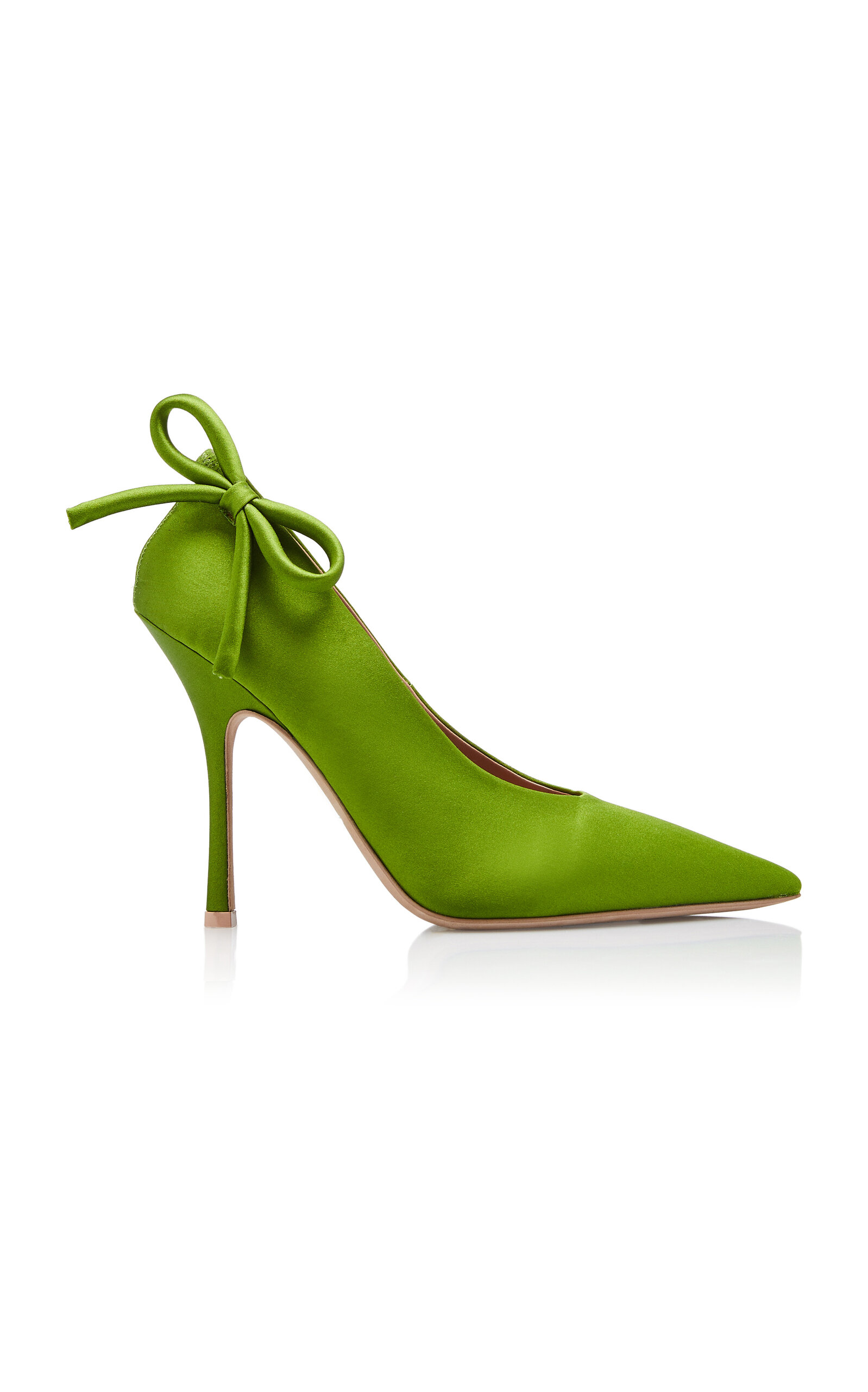 Valentino Garavani Women's  Nite-out Satin Pumps In Green