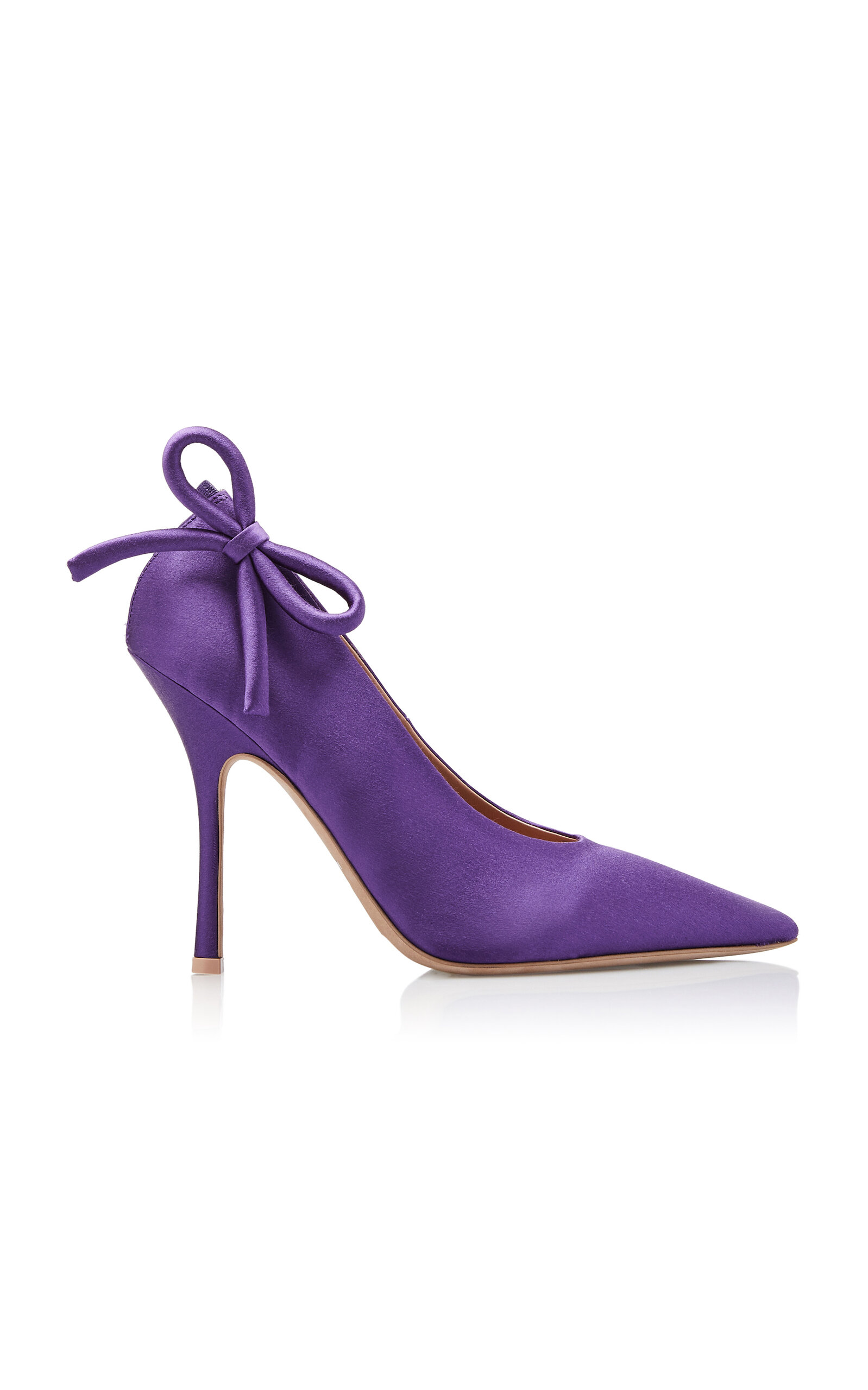 Valentino Garavani Women's  Nite-out Satin Pumps In Purple