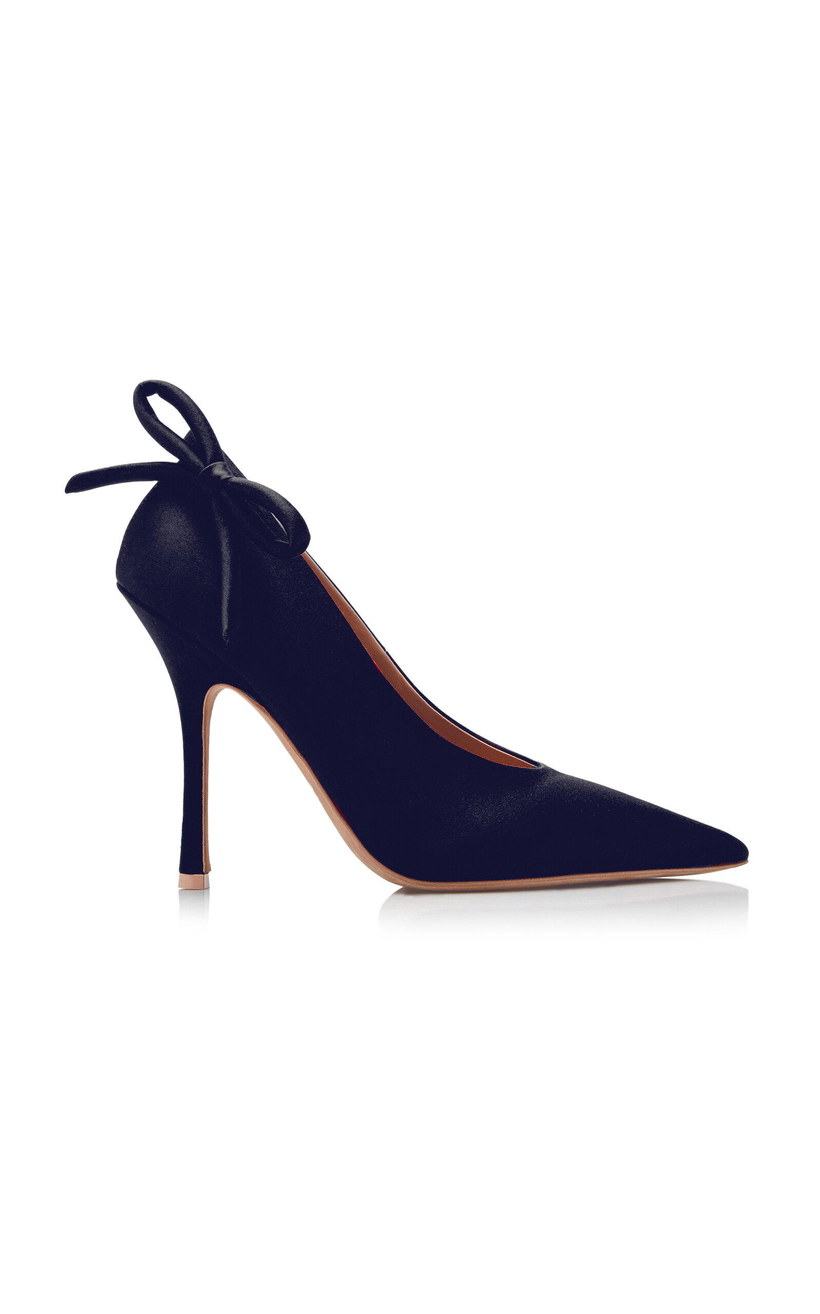 Valentino Garavani Women's  Nite-out Satin Pumps In Navy