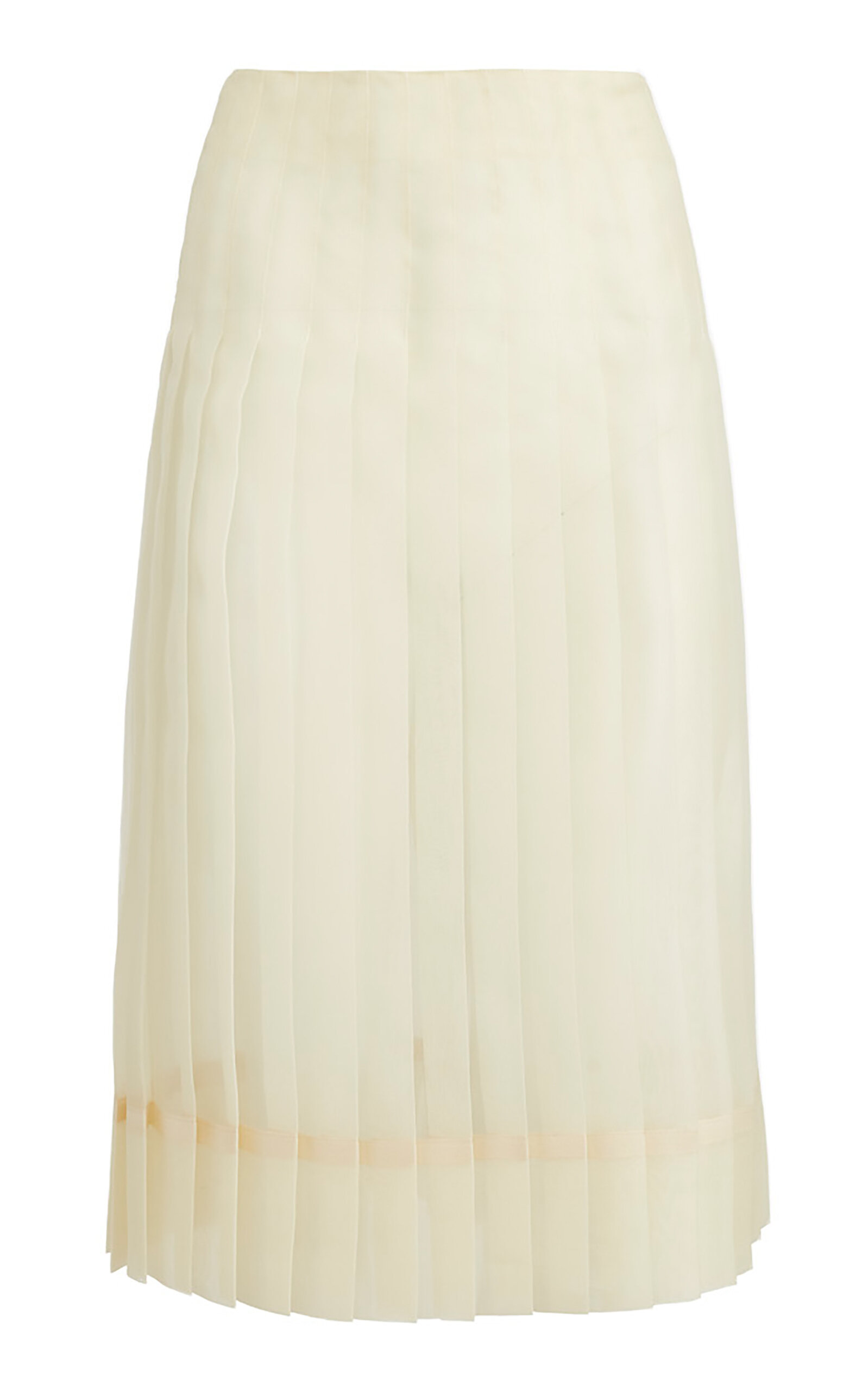 Khaite Women's Tudi Skirt In Off-white