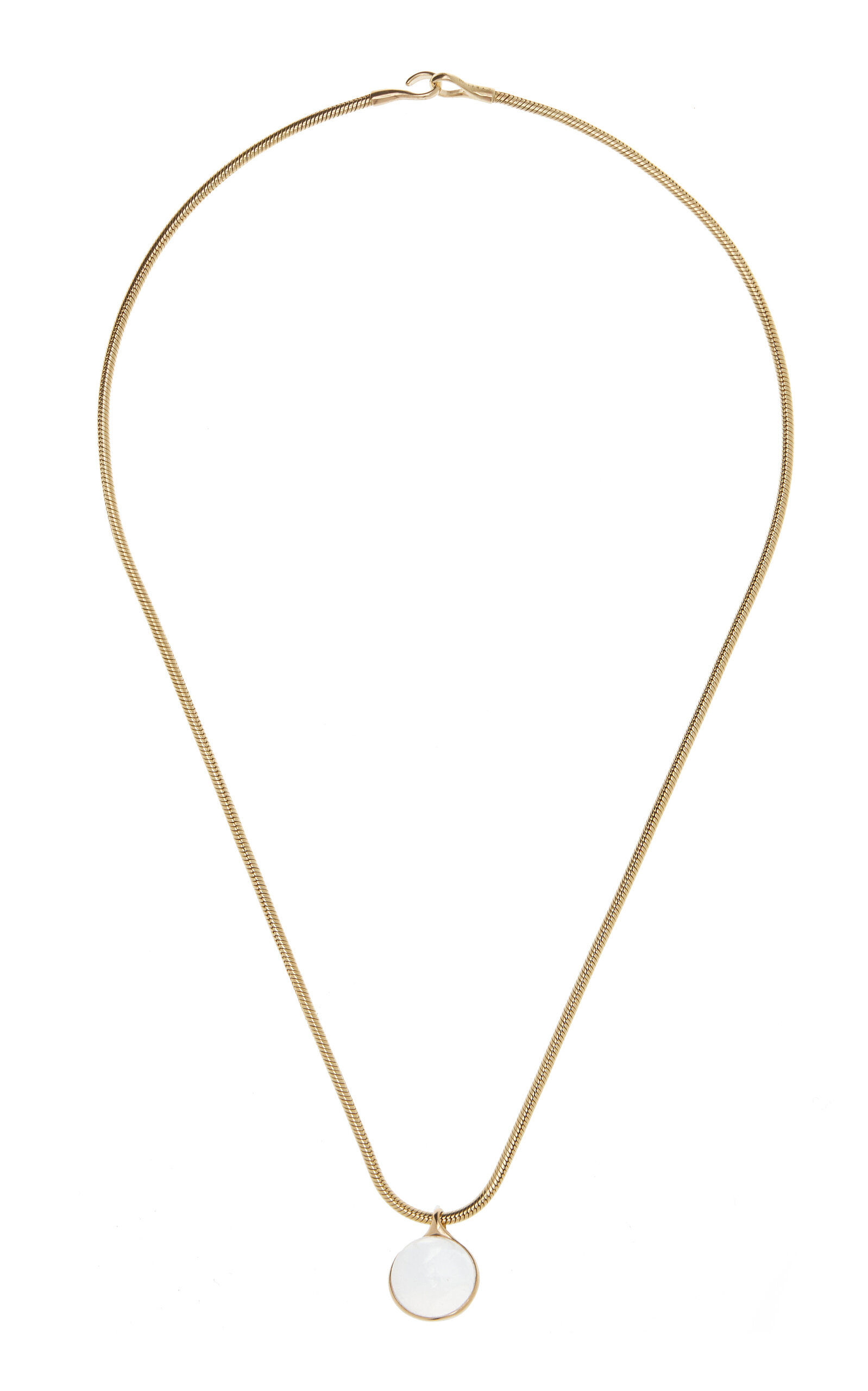 Cyril Halo 14k Yellow Gold Quartz Choker Necklace