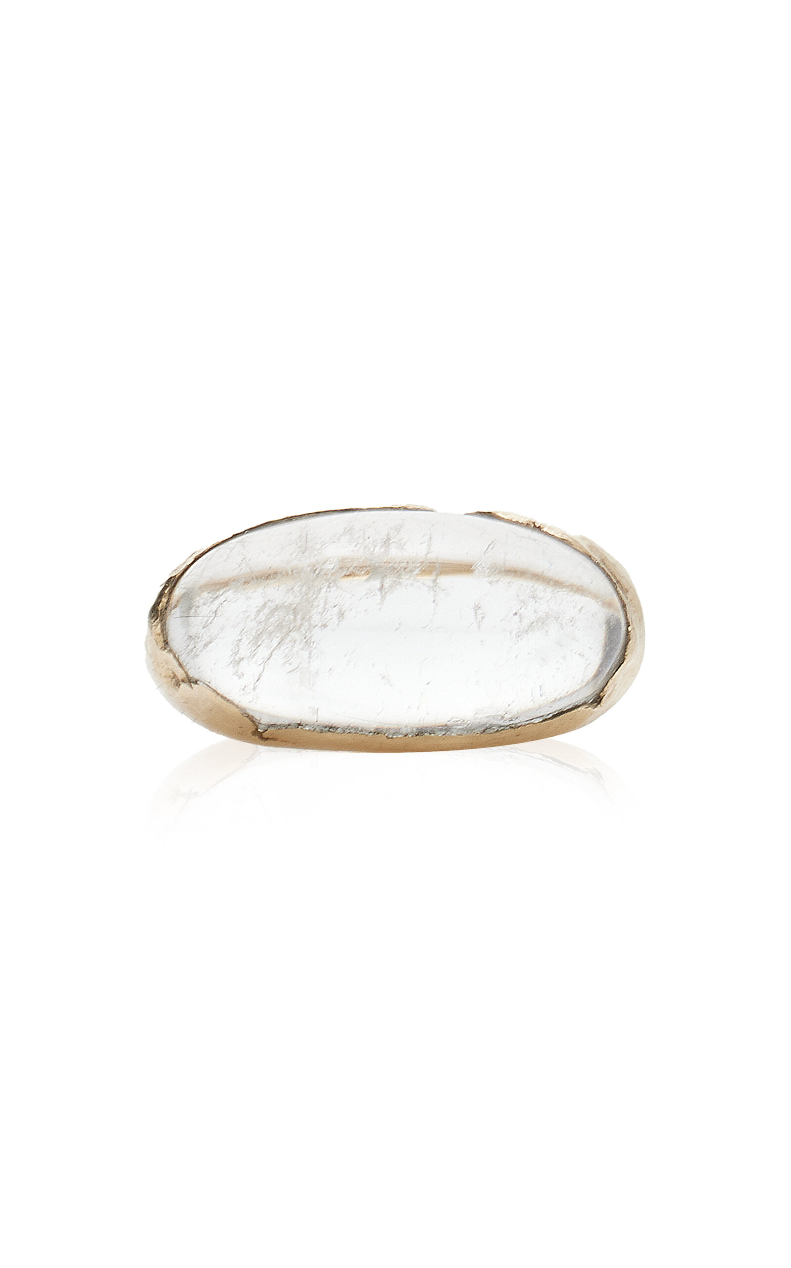 Cyril Pool 14k Yellow Gold Quartz Ring