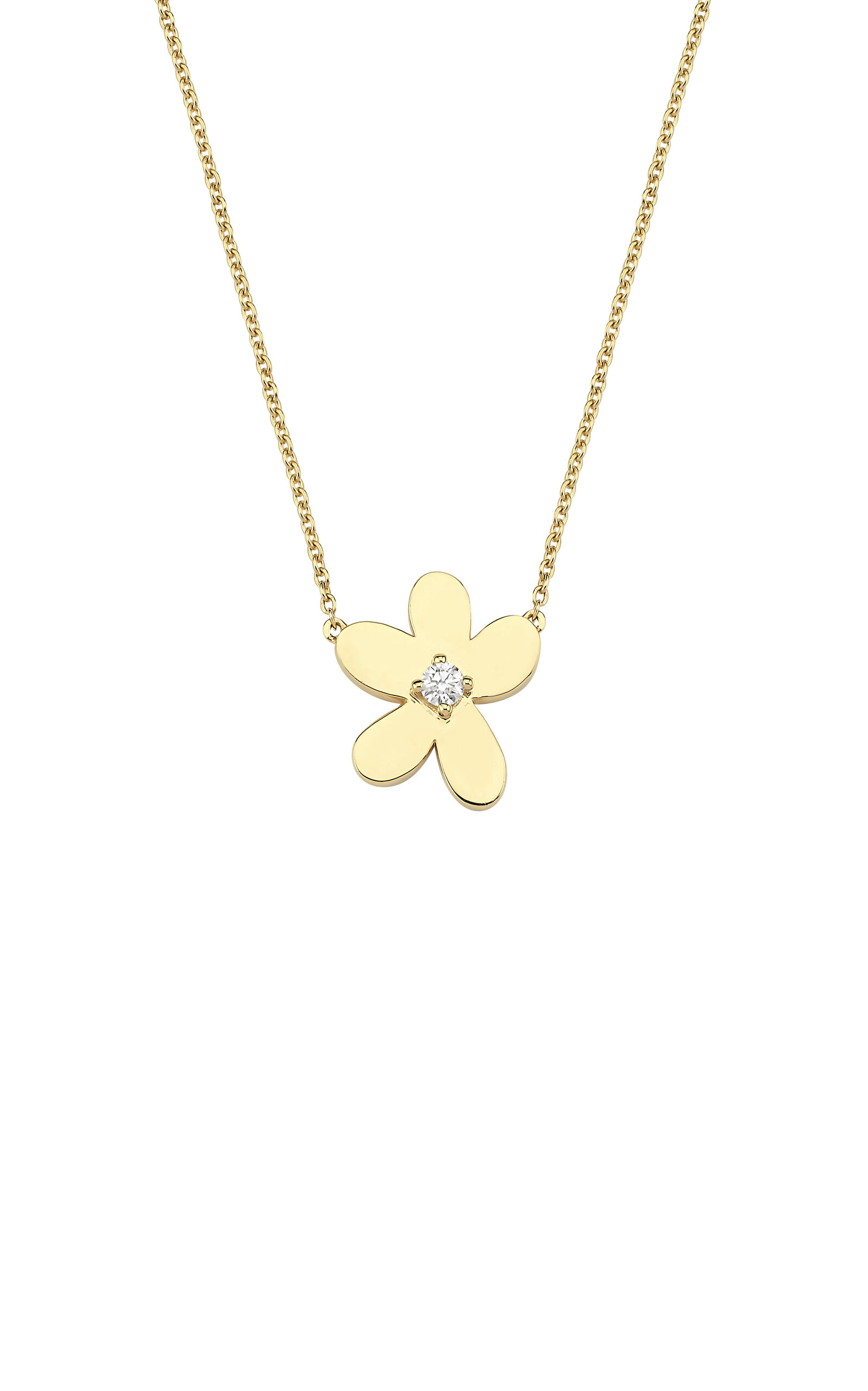 Charms Company 14k Yellow Gold Diamond Necklace