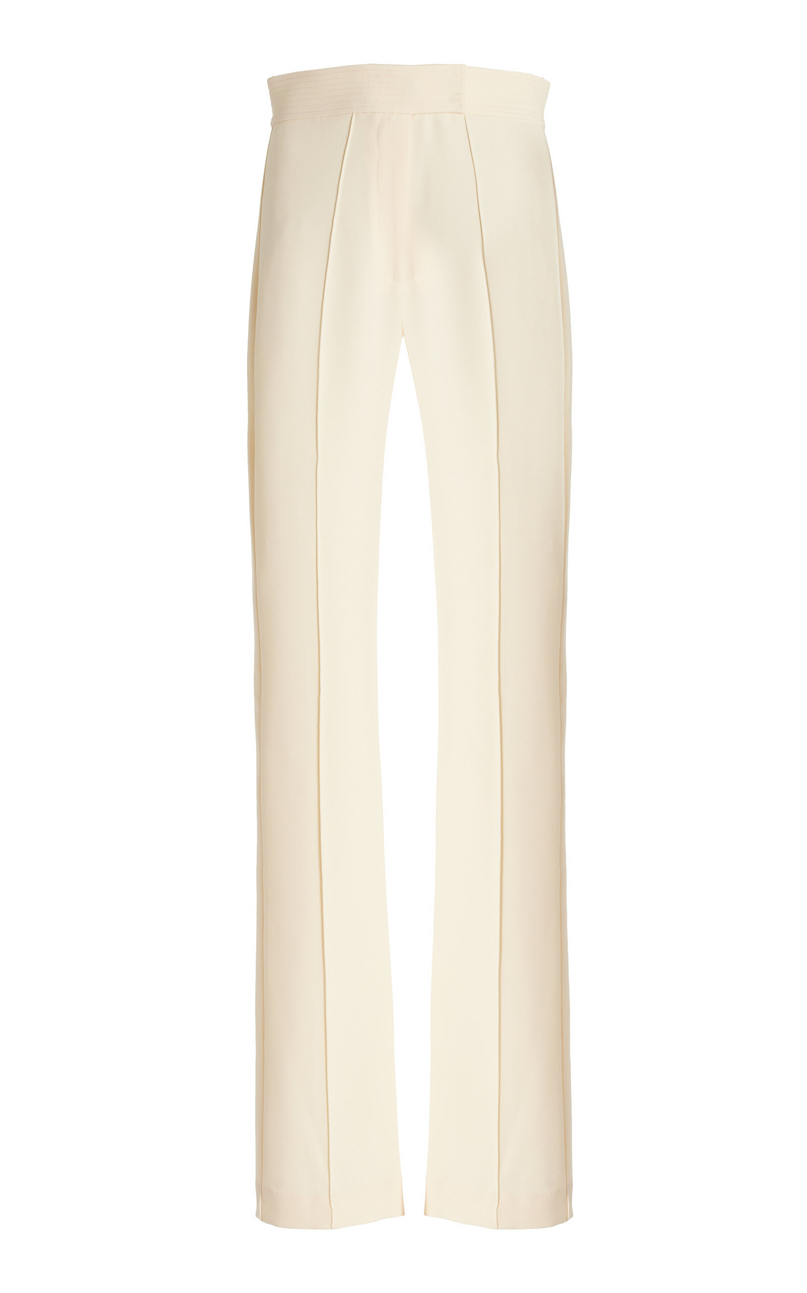 Alex Perry Slate Slim-leg Stretch Crepe Trousers In Neutral