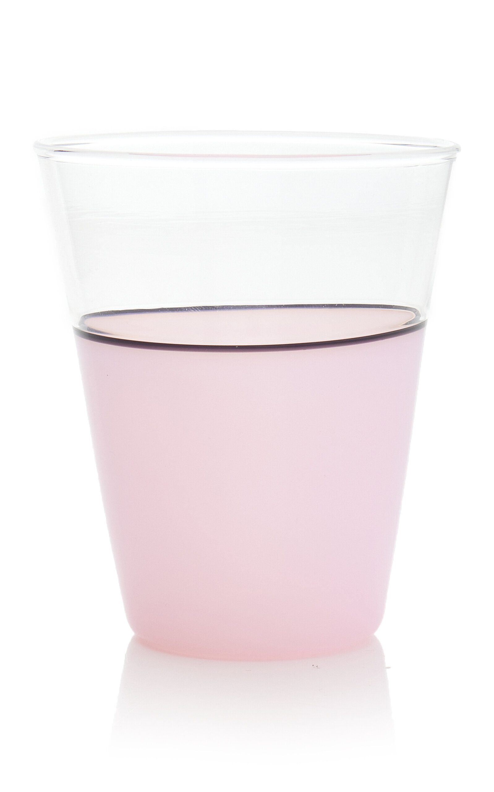 Cesare Toffolo Handcrafted Glass Water Tumbler In Pink